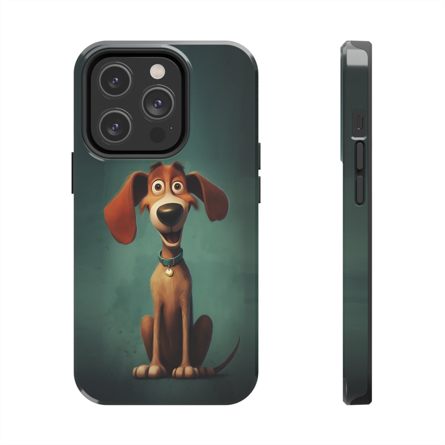 Hux, Cartoon Dog, iPhone 7, 8, X, 11, 12, 13, 14, 15+ case.