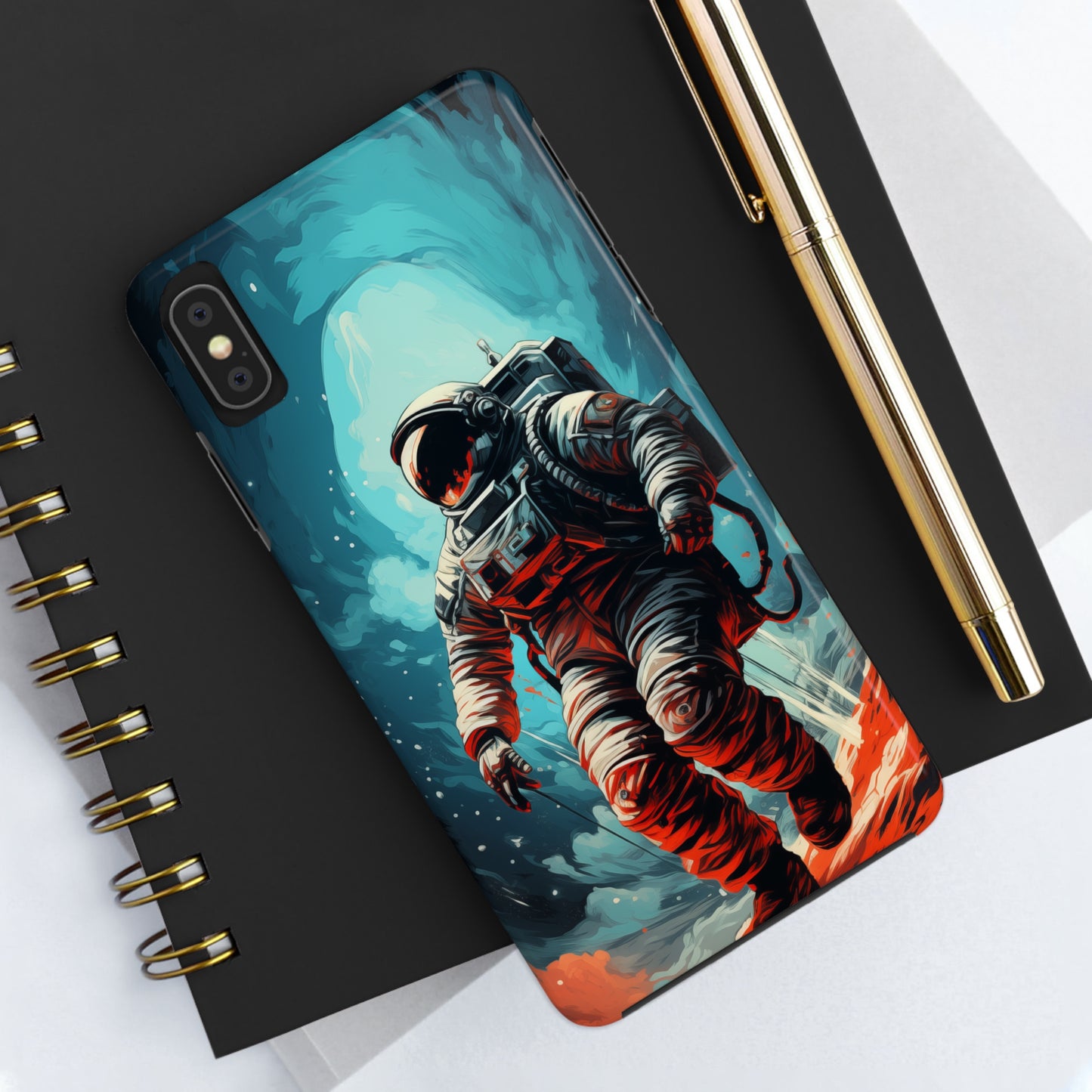 Astronaut #01, iPhone 7, 8, X, 11, 12, 13, 14, 15+ case.