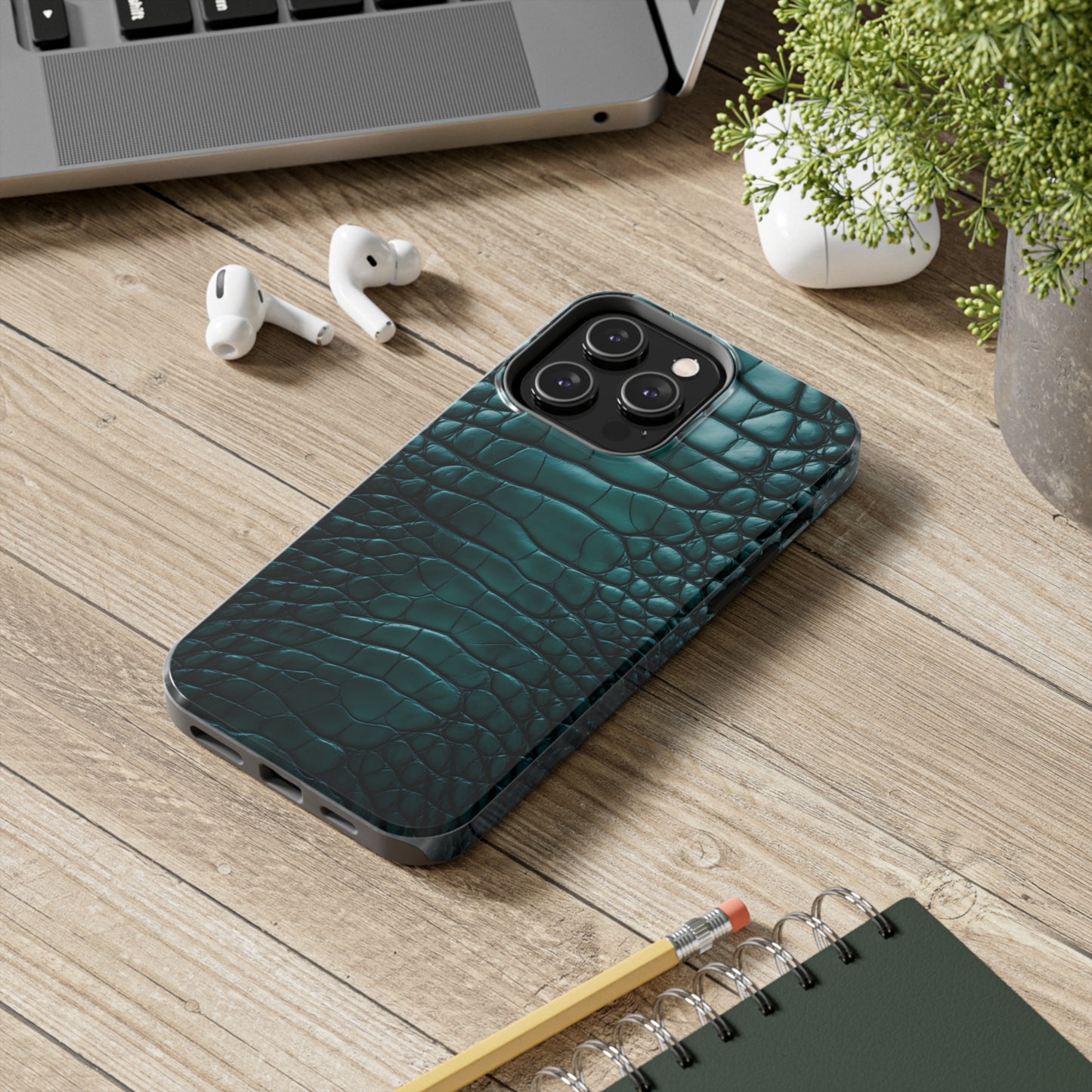 Alligator skin #02, iPhone 7, 8, X, 11, 12, 13, 14, 15+ case.