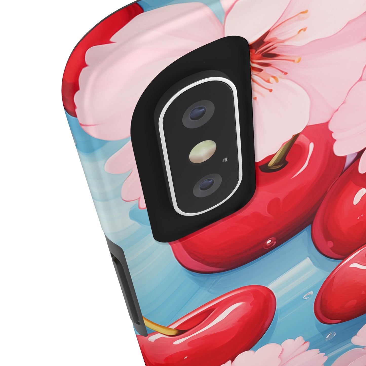 Cherries #04, iPhone 7, 8, X, 11, 12, 13, 14, 15+ case.