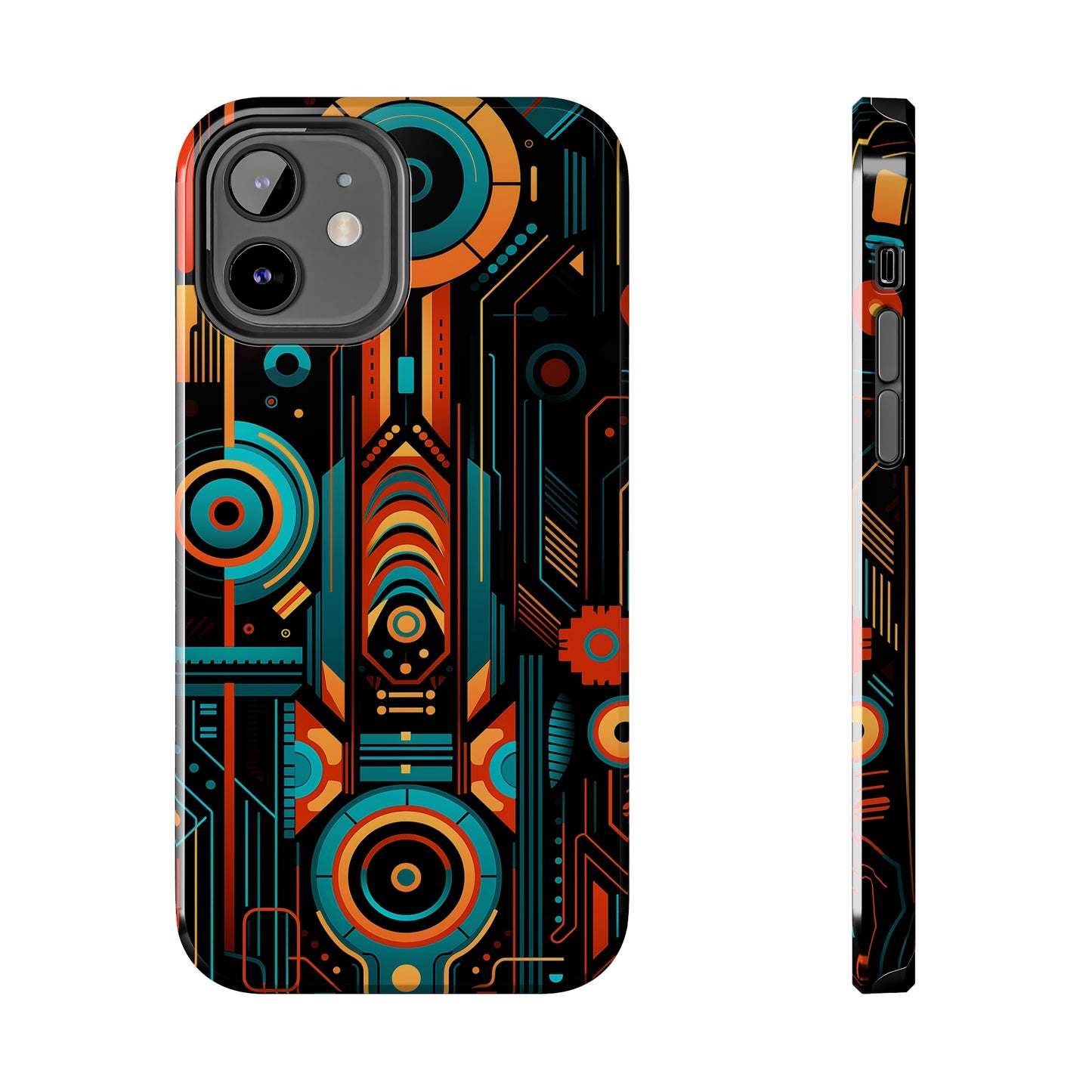 Futuristic #07, iPhone 7, 8, X, 11, 12, 13, 14, 15+ case.