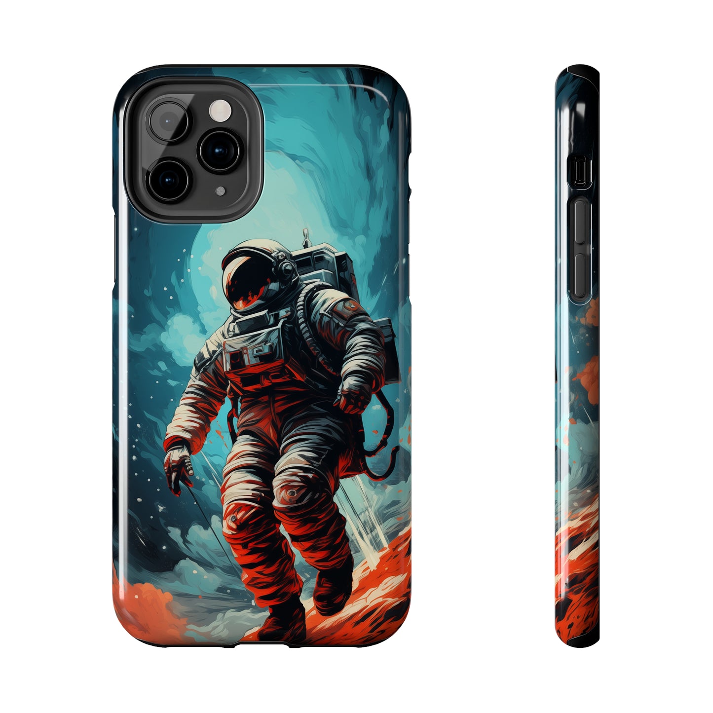 Astronaut #01, iPhone 7, 8, X, 11, 12, 13, 14, 15+ case.