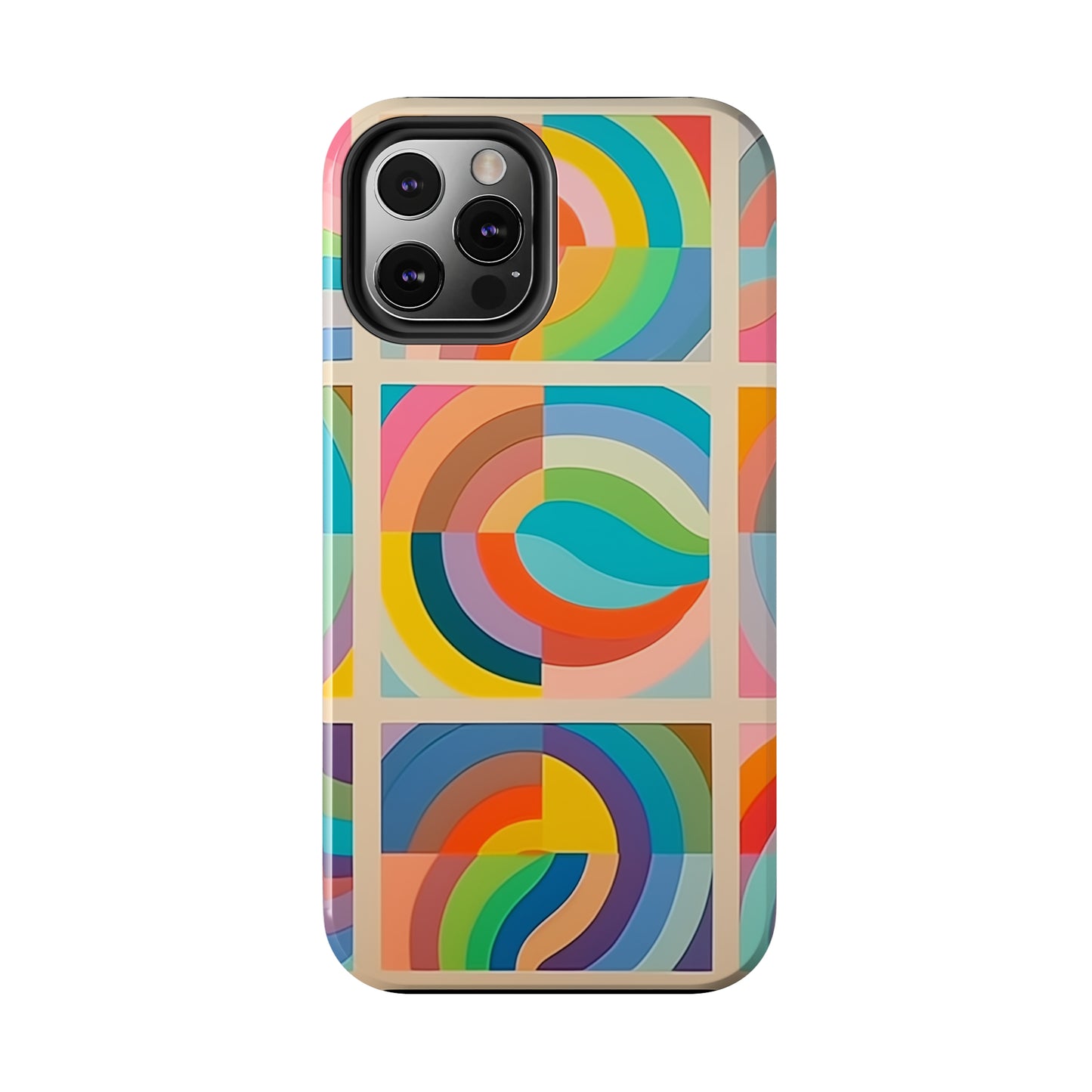 Abstract Colorful Lines #02, iPhone 7, 8, X, 11, 12, 13, 14, 15+ case.