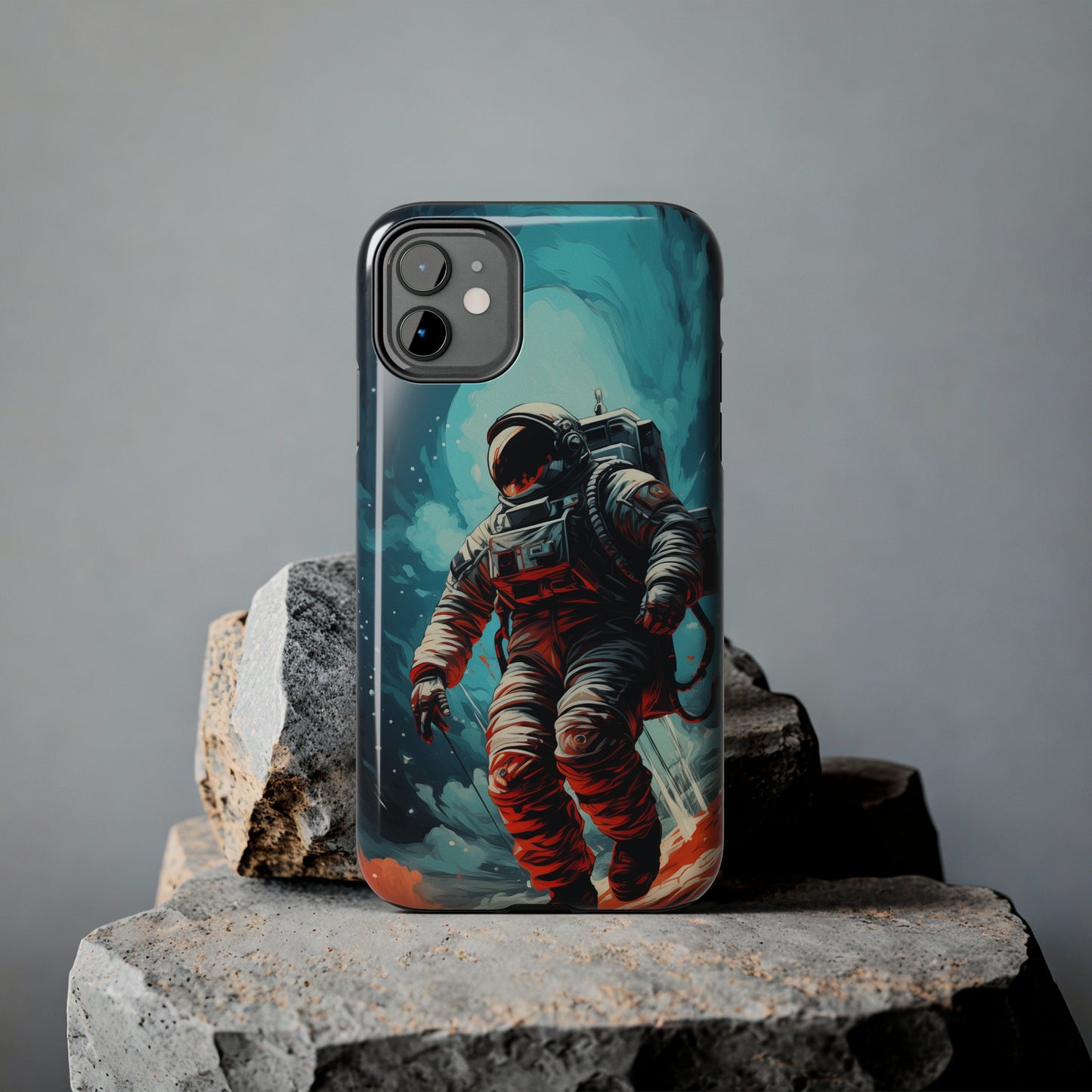 Astronaut #01, iPhone 7, 8, X, 11, 12, 13, 14, 15+ case.