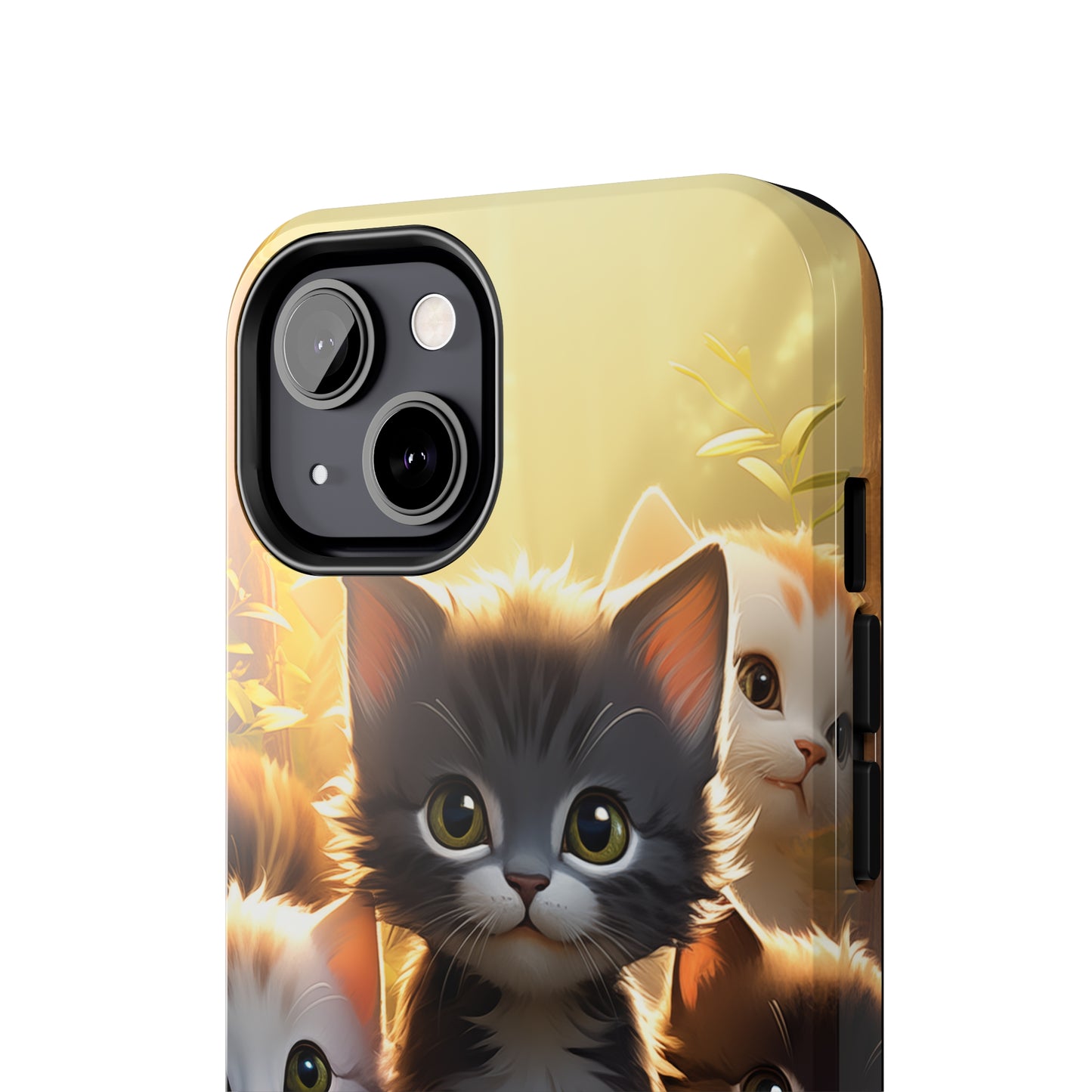 Kittens #02, iPhone 7, 8, X, 11, 12, 13, 14, 15+ case.