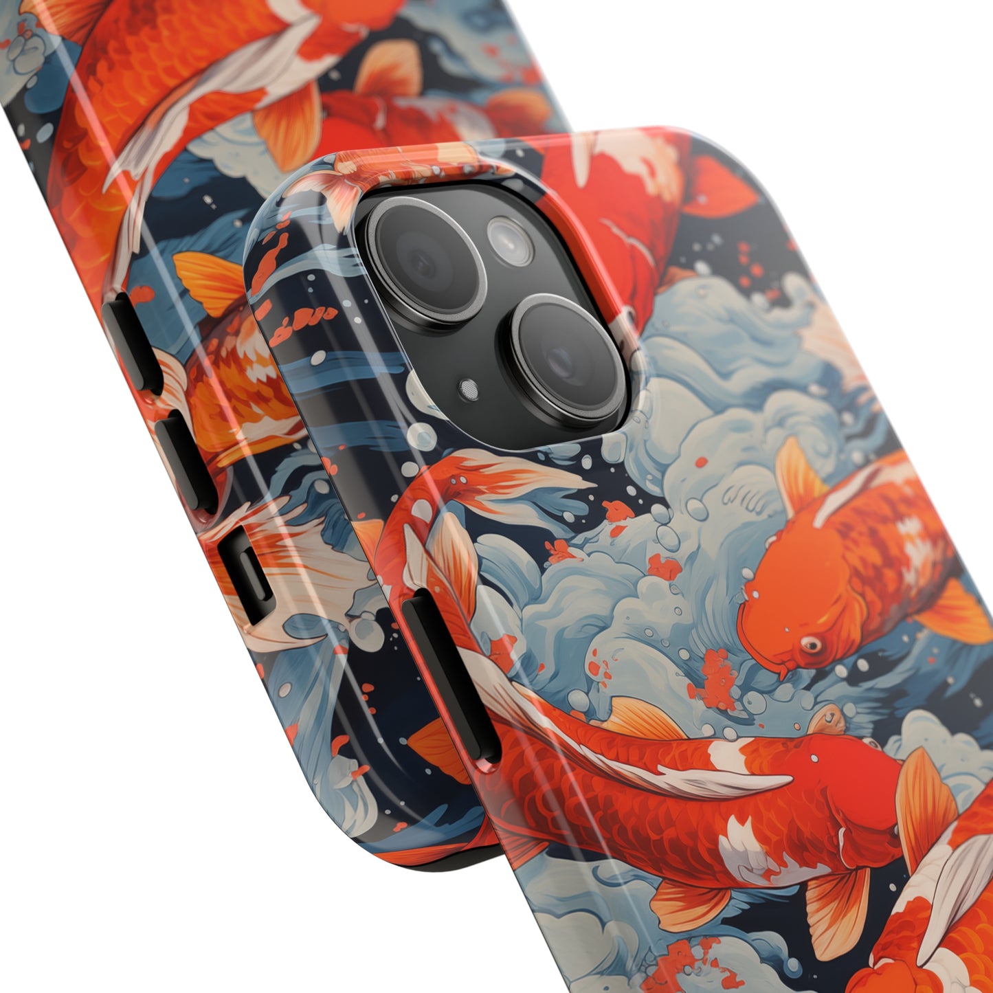 Koi fish #02, iPhone 7, 8, X, 11, 12, 13, 14, 15+ case.