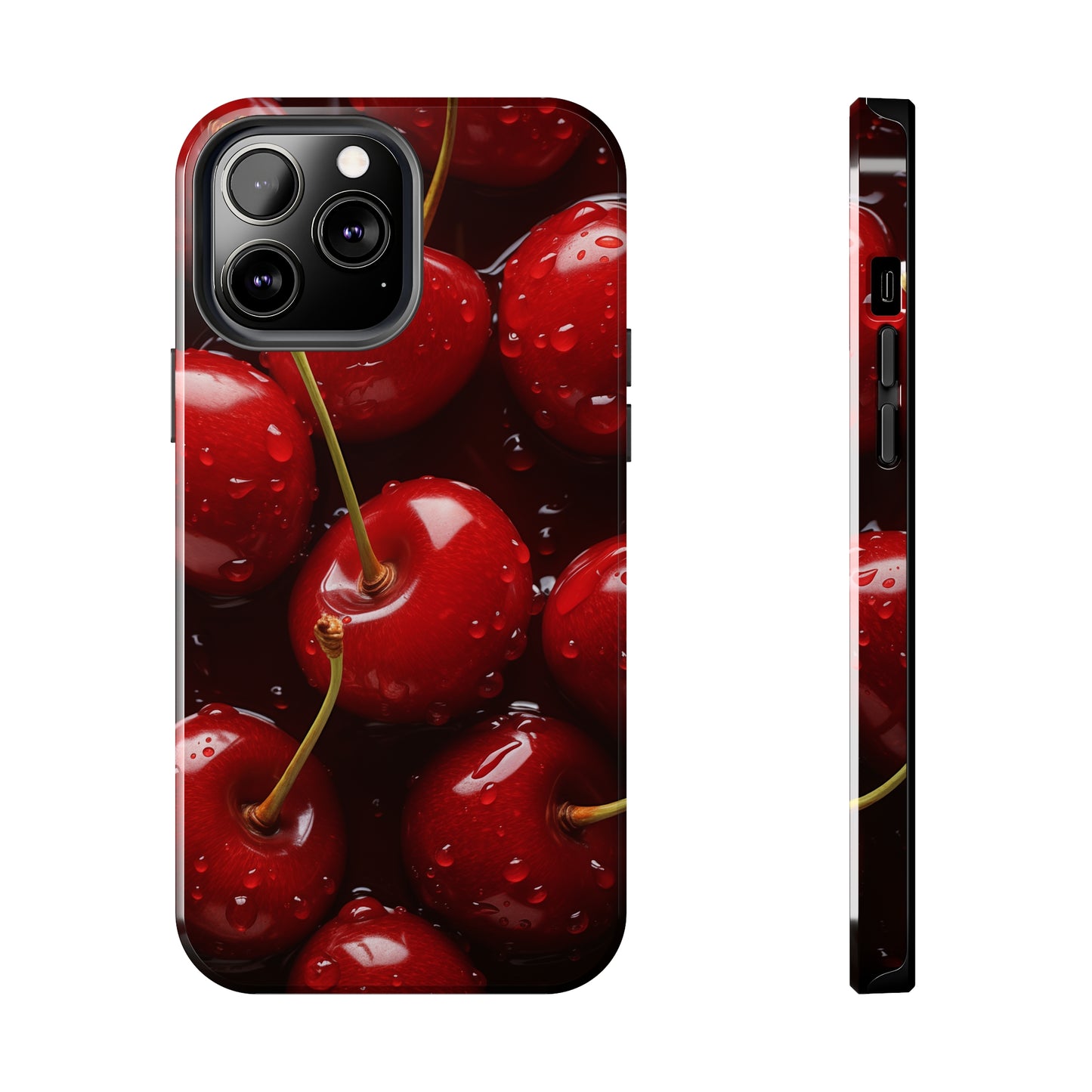 Cherries #07, iPhone 7, 8, X, 11, 12, 13, 14, 15+ case.