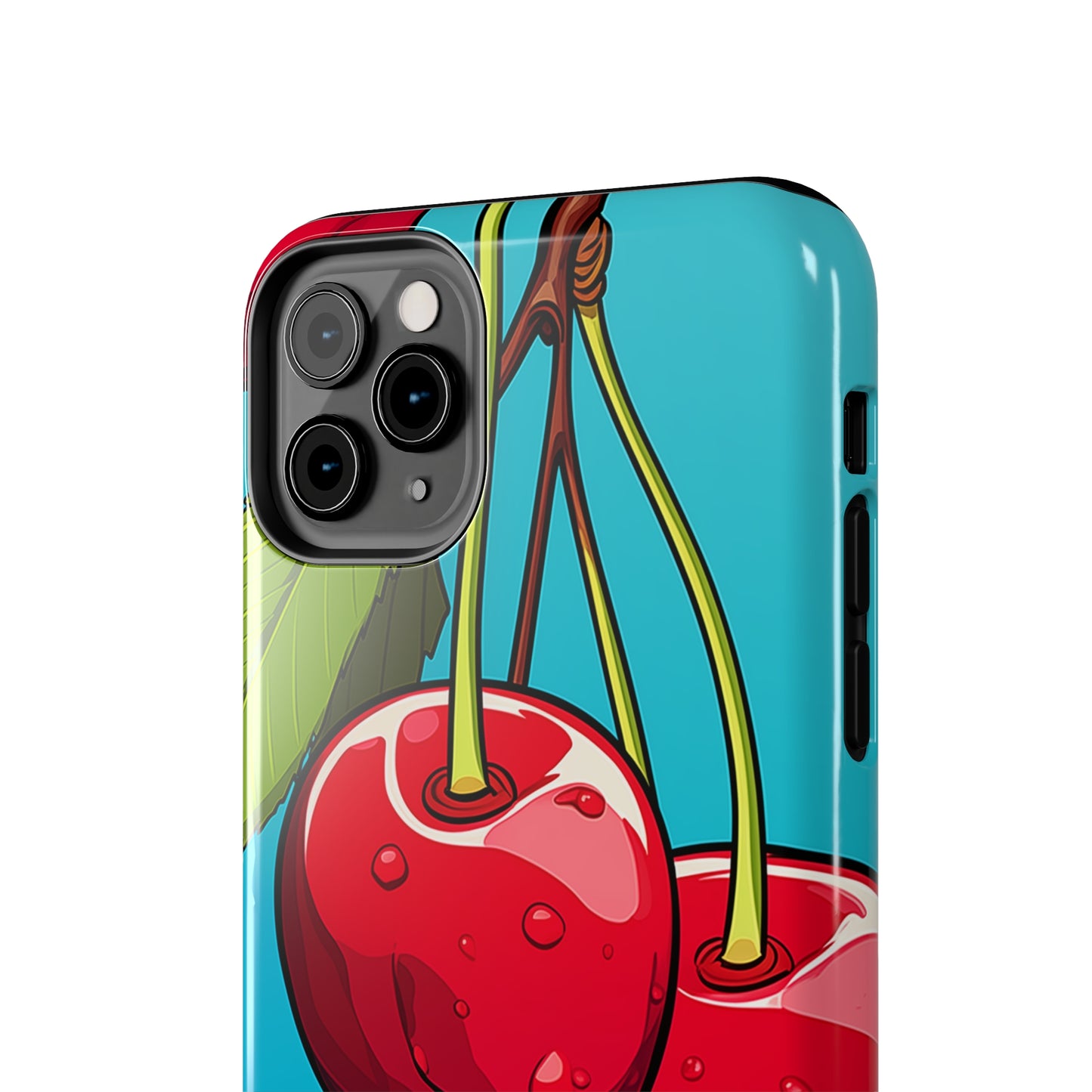 Cherries #09, iPhone 7, 8, X, 11, 12, 13, 14, 15+ case.