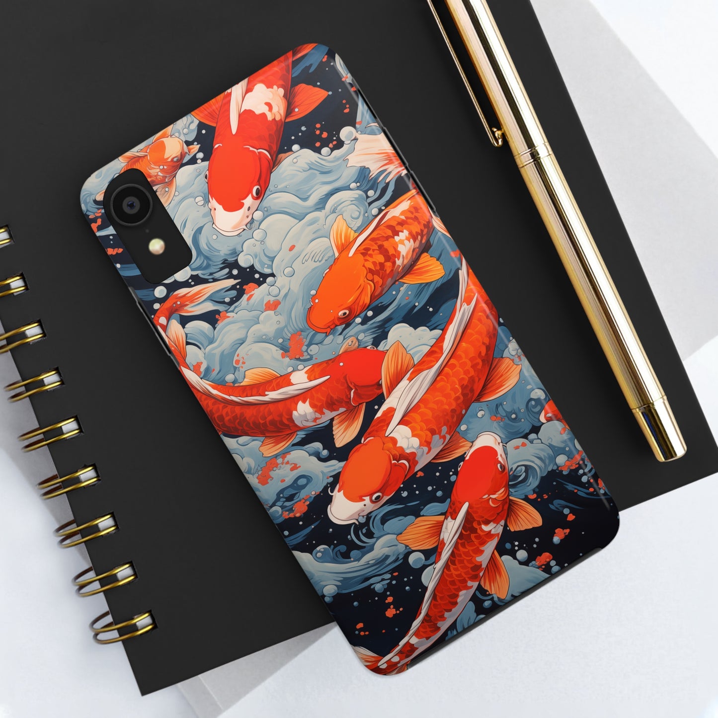 Koi fish #02, iPhone 7, 8, X, 11, 12, 13, 14, 15+ case.