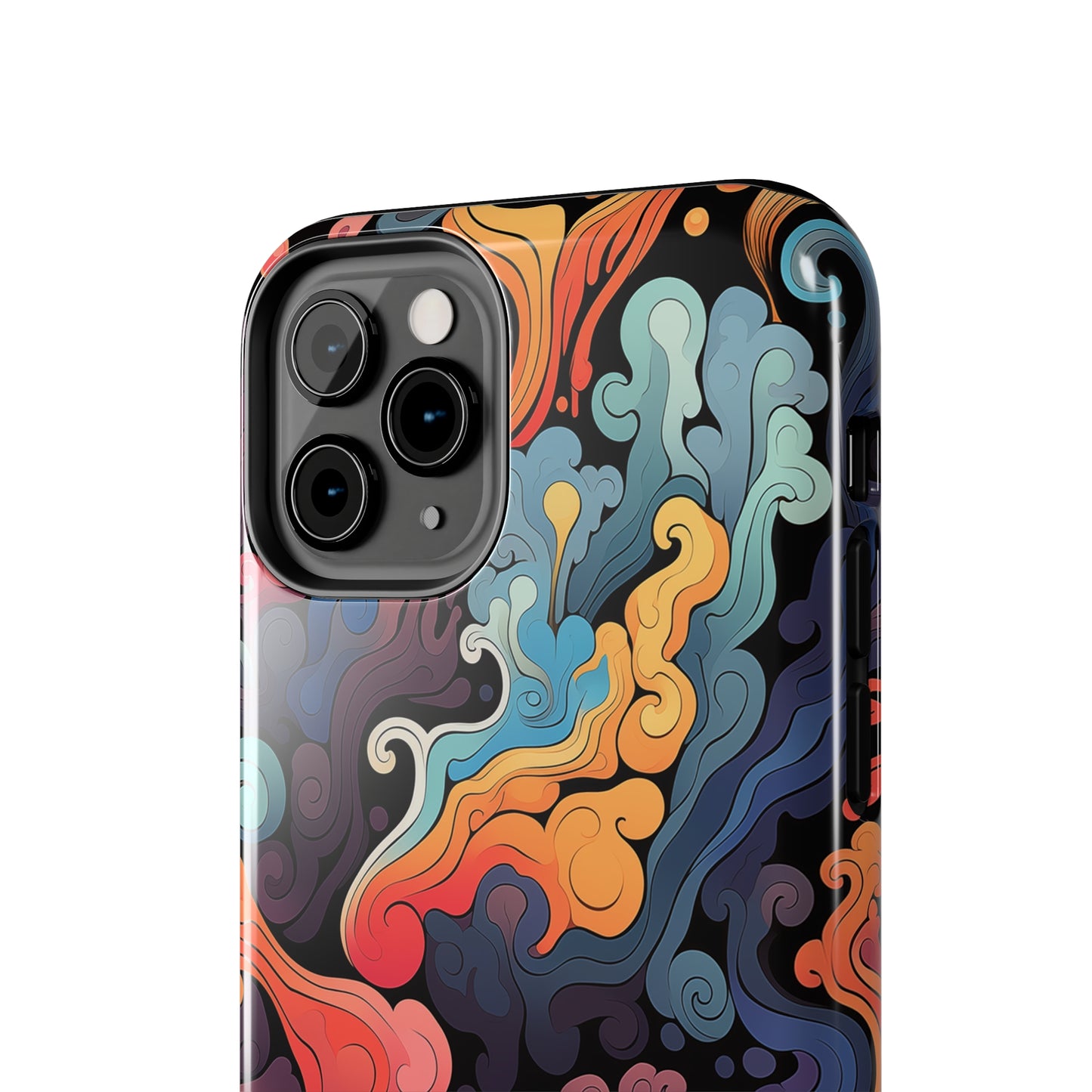 Abstract Swirls #05, iPhone 7, 8, X, 11, 12, 13, 14, 15+ case.