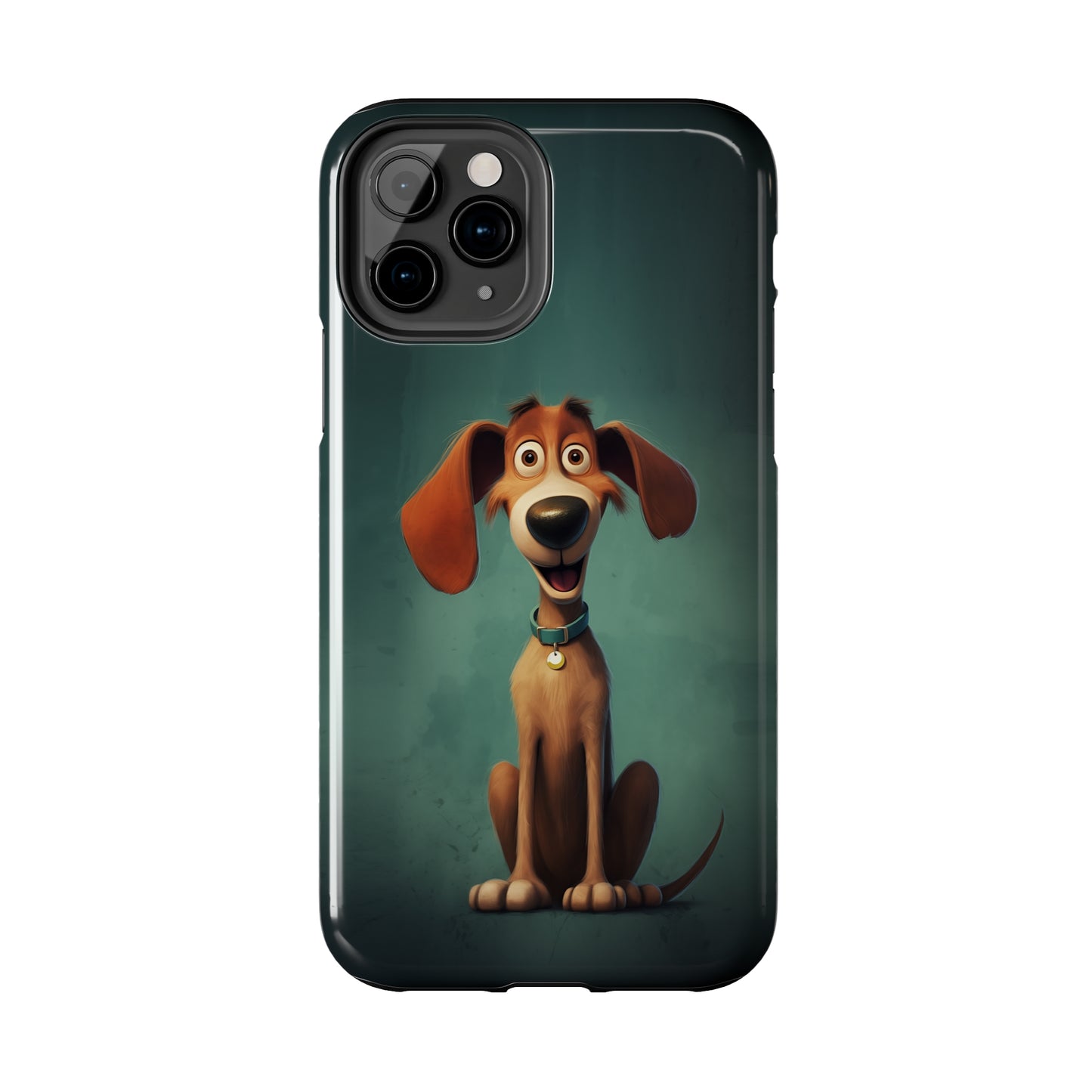 Hux, Cartoon Dog, iPhone 7, 8, X, 11, 12, 13, 14, 15+ case.