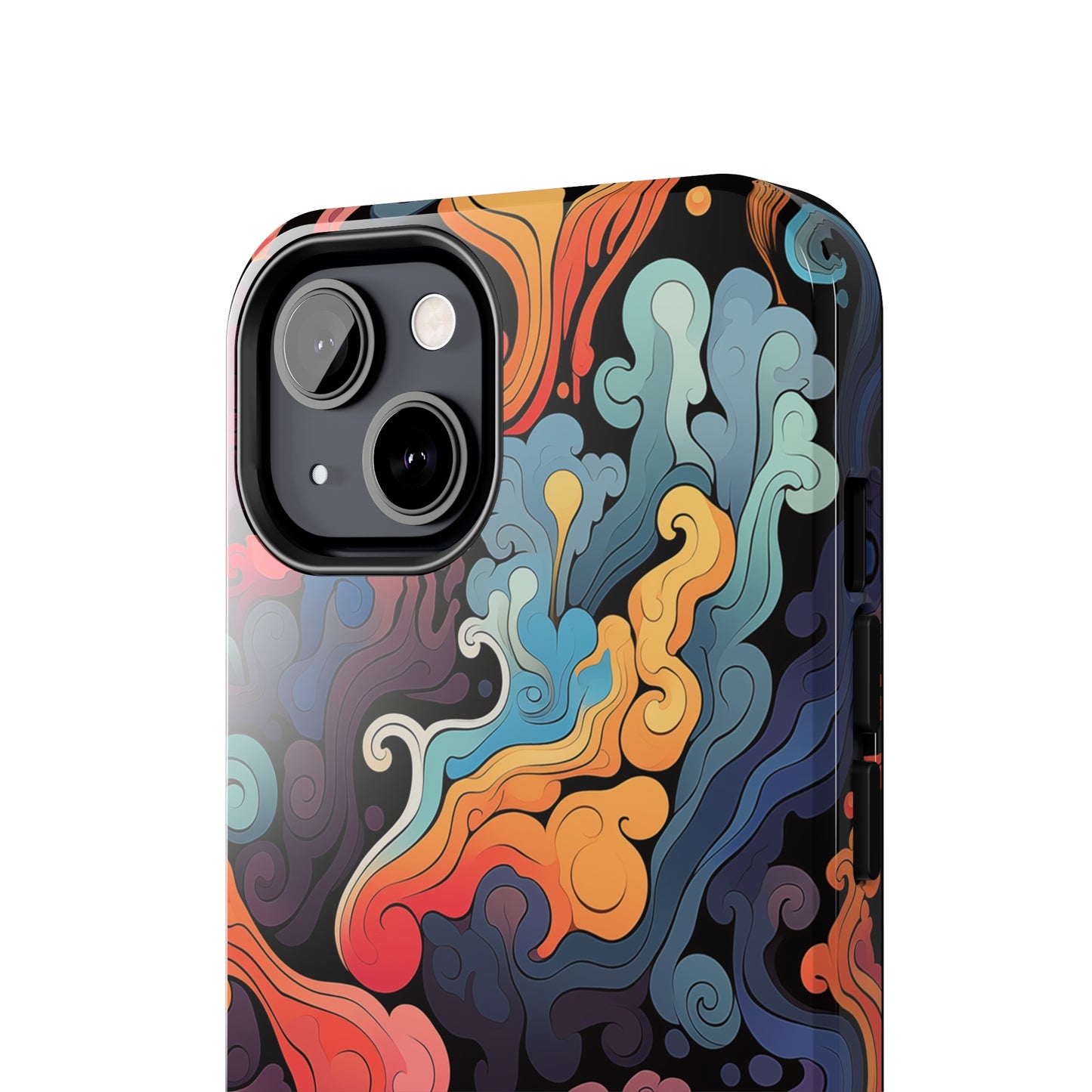 Abstract Swirls #05, iPhone 7, 8, X, 11, 12, 13, 14, 15+ case.