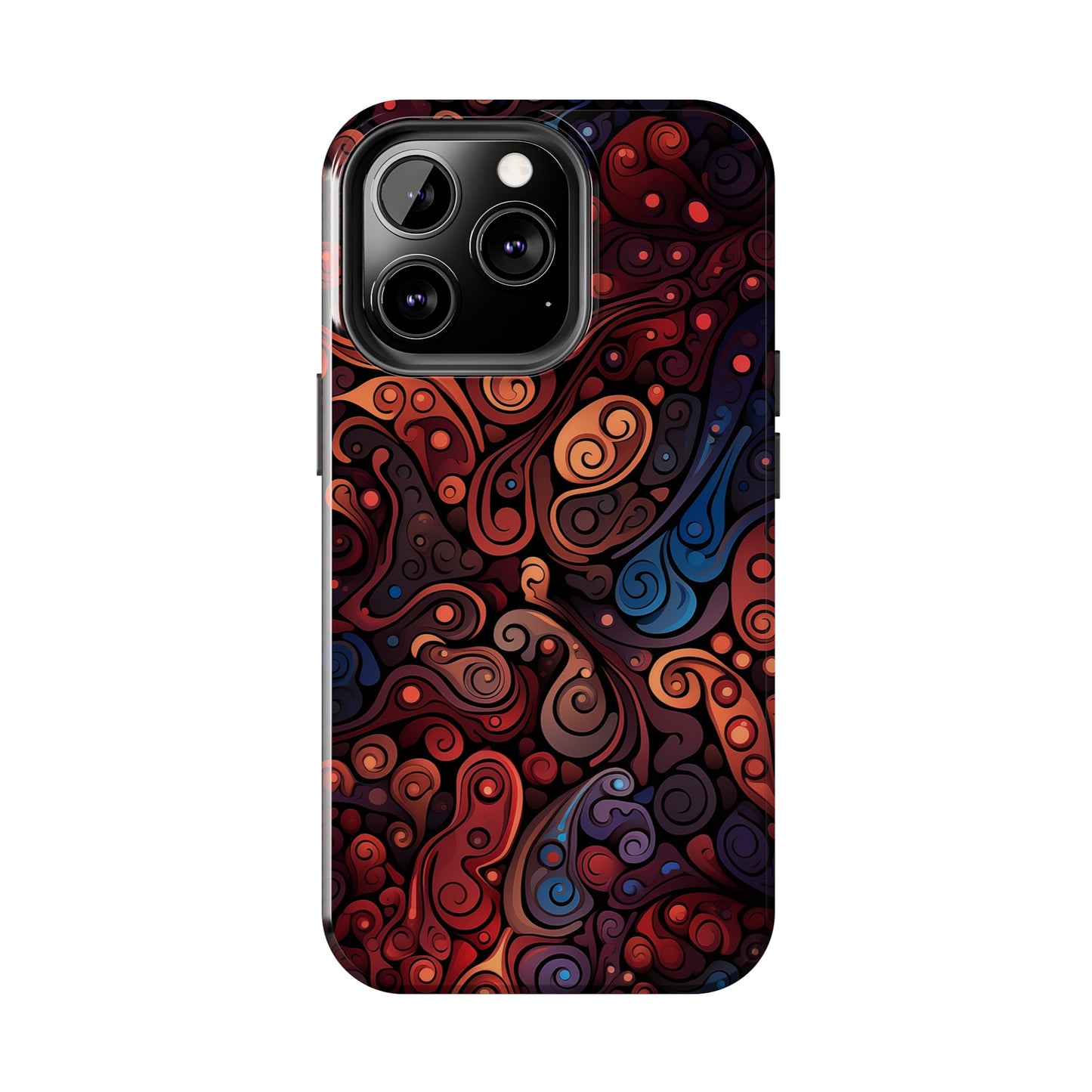 Abstract Colorful Swirls #04, iPhone 7, 8, X, 11, 12, 13, 14, 15+ case.