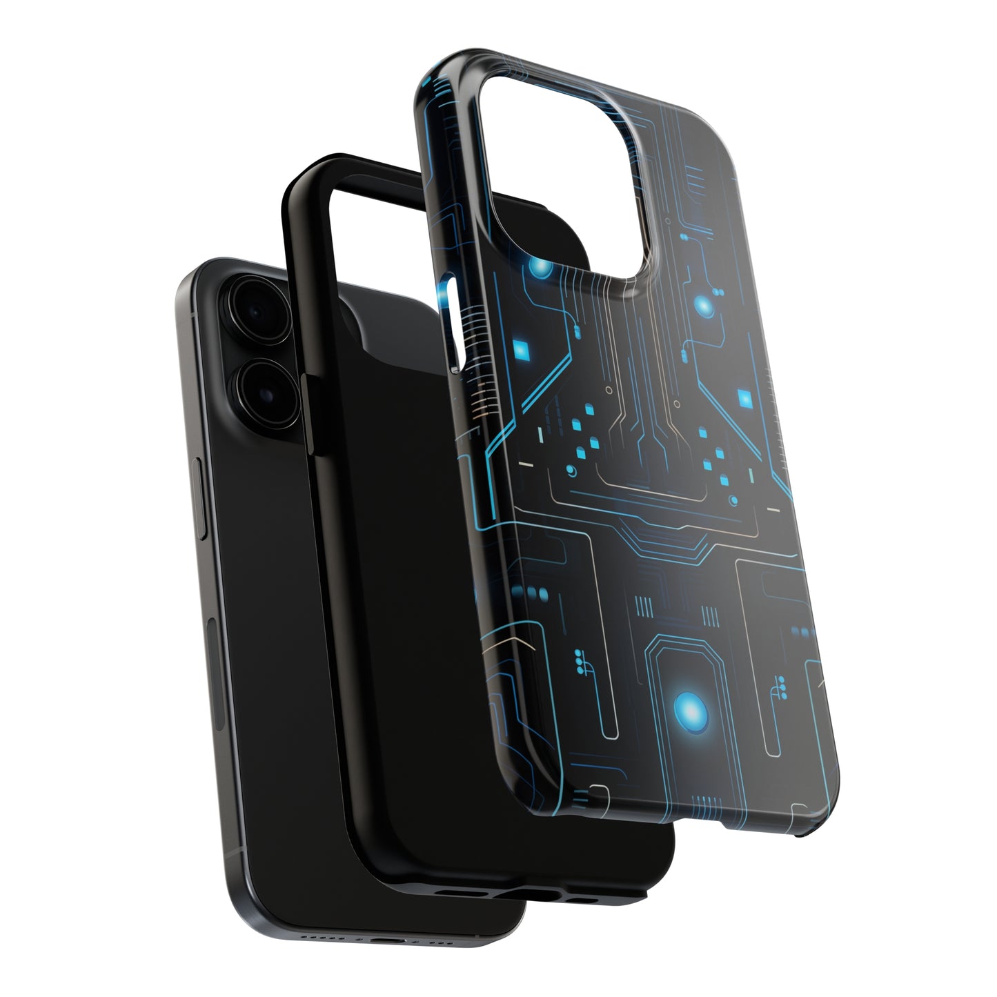 Futuristic #04, iPhone 7, 8, X, 11, 12, 13, 14, 15+ case.