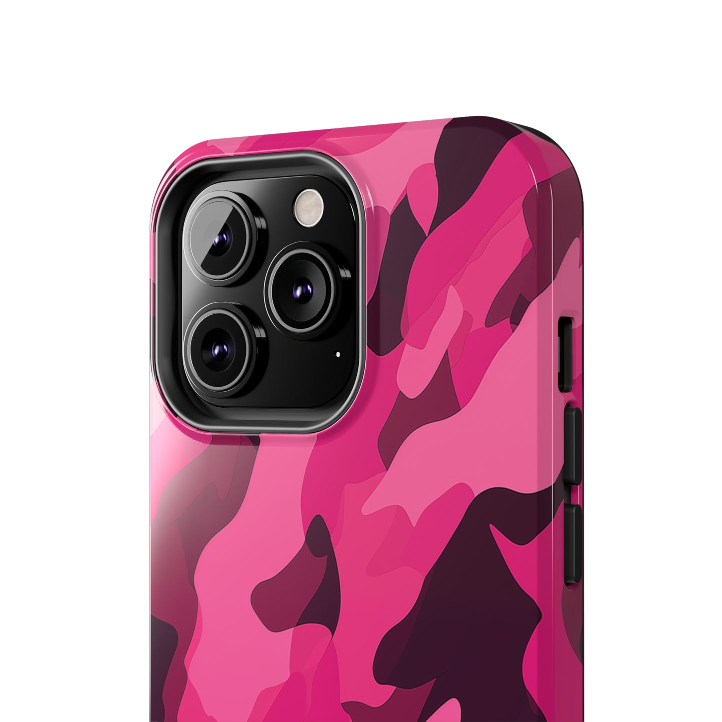 Pink Camouflage, iPhone 7, 8, X, 11, 12, 13, 14, 15+ case.