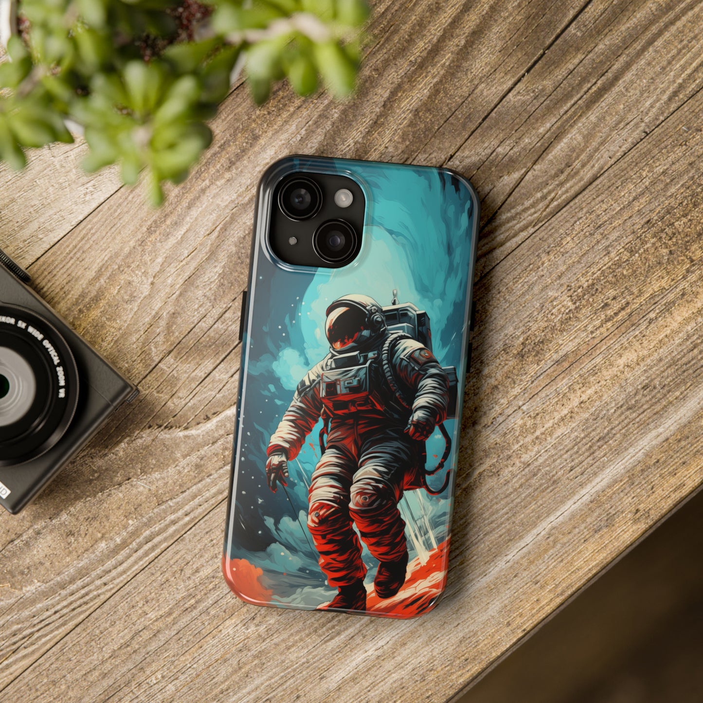 Astronaut #01, iPhone 7, 8, X, 11, 12, 13, 14, 15+ case.