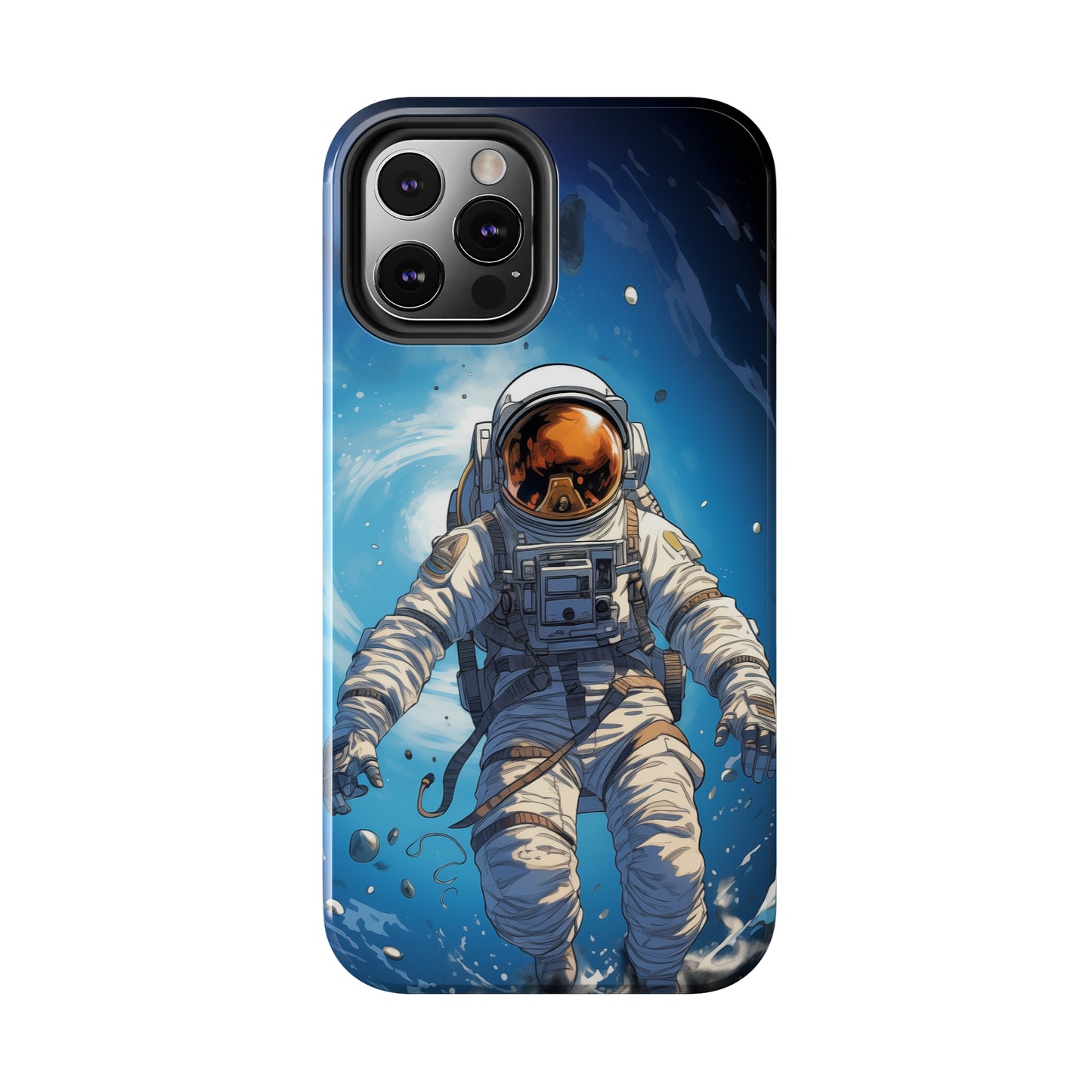 Astronaut #02, iPhone 7, 8, X, 11, 12, 13, 14, 15+ case.