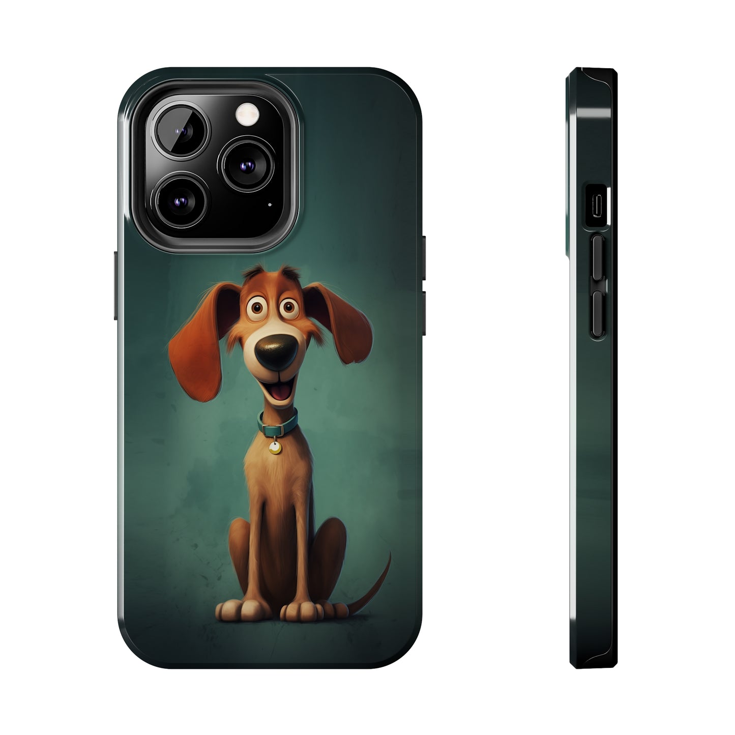 Hux, Cartoon Dog, iPhone 7, 8, X, 11, 12, 13, 14, 15+ case.