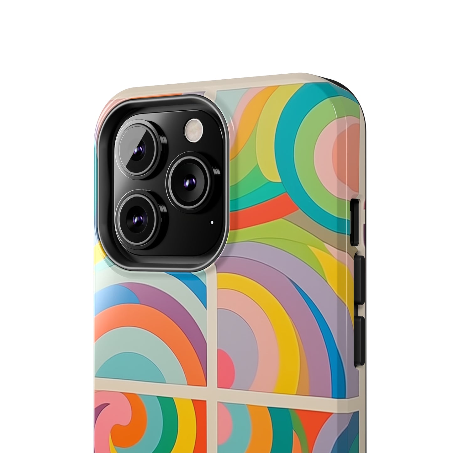 Abstract Colorful Lines #03, iPhone 7, 8, X, 11, 12, 13, 14, 15+ case.