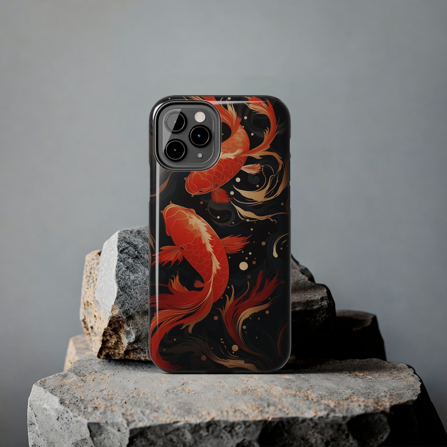 Koi fish #03, iPhone 7, 8, X, 11, 12, 13, 14, 15+ case.