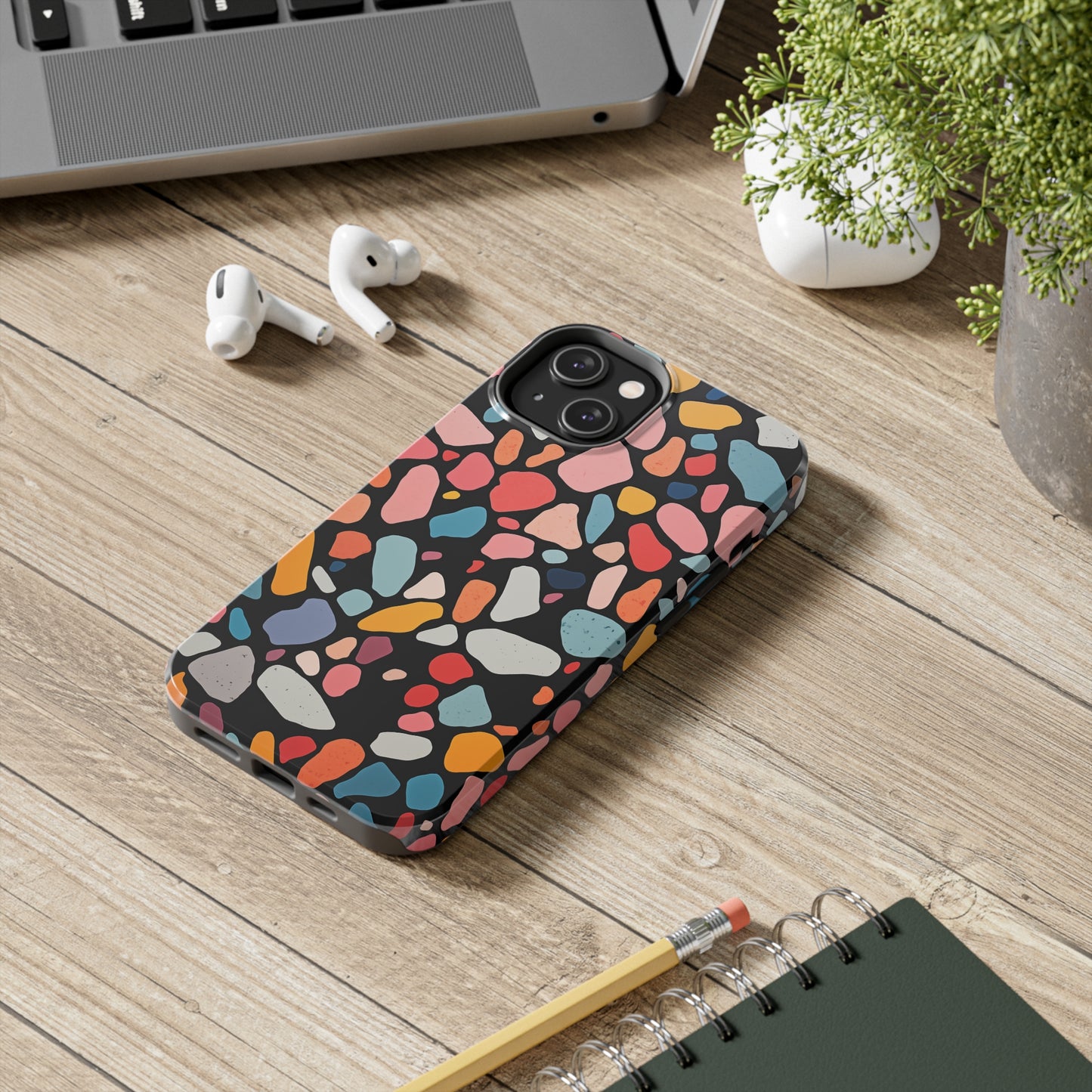 Terrazzo #02, iPhone 7, 8, X, 11, 12, 13, 14, 15+ case.