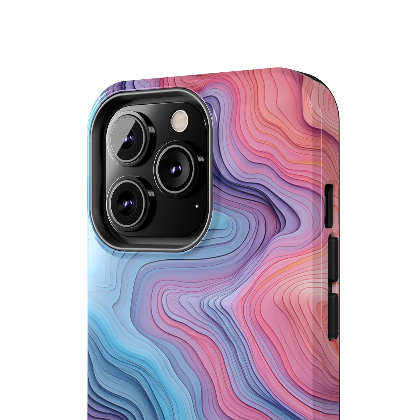 Topographical, iPhone 7, 8, X, 11, 12, 13, 14, 15+ case.