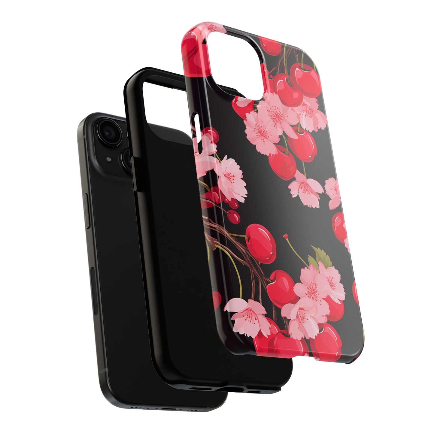 Cherries #05, iPhone 7, 8, X, 11, 12, 13, 14, 15+ case.