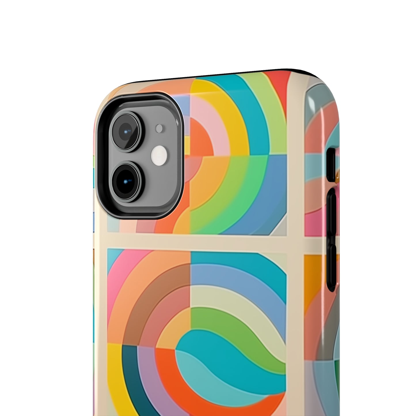 Abstract Colorful Lines #02, iPhone 7, 8, X, 11, 12, 13, 14, 15+ case.