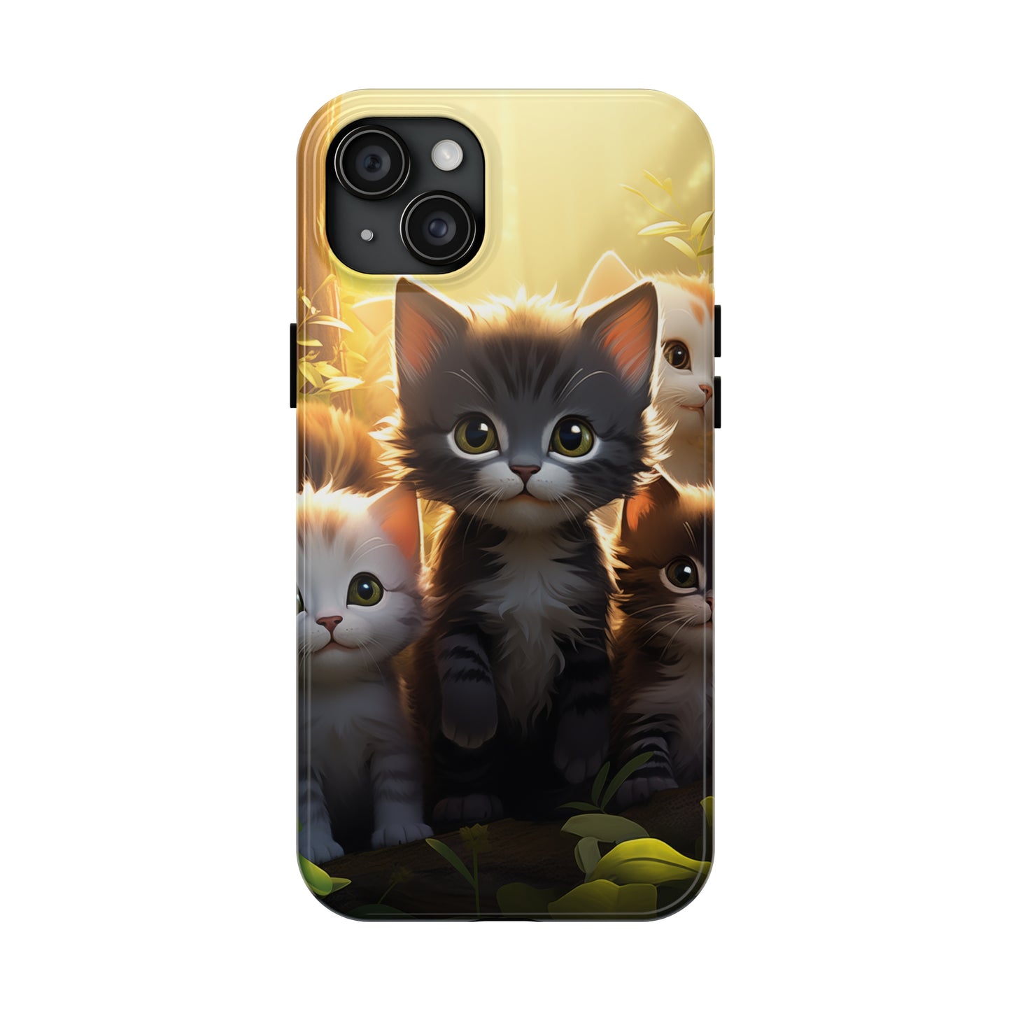 Kittens #02, iPhone 7, 8, X, 11, 12, 13, 14, 15+ case.