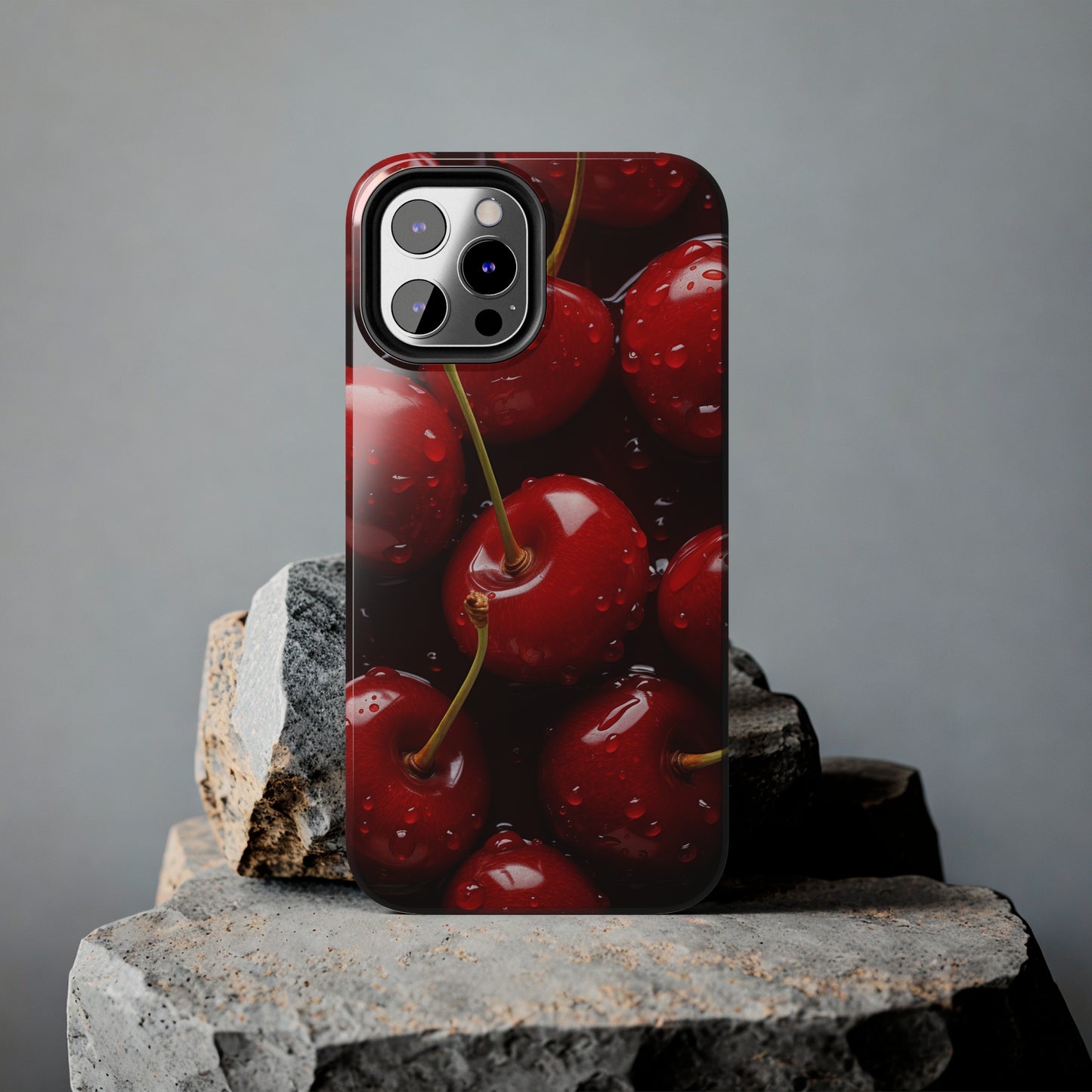 Cherries #07, iPhone 7, 8, X, 11, 12, 13, 14, 15+ case.