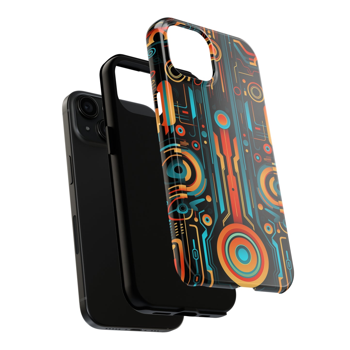 Futuristic #08, iPhone 7, 8, X, 11, 12, 13, 14, 15+ case.