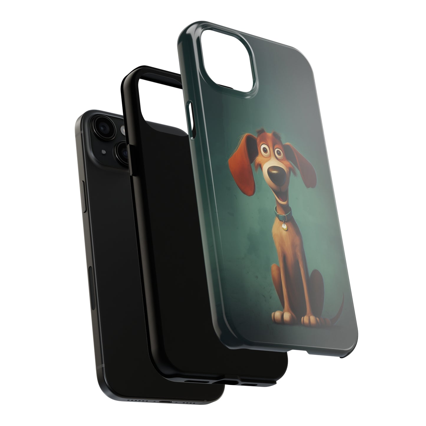 Hux, Cartoon Dog, iPhone 7, 8, X, 11, 12, 13, 14, 15+ case.