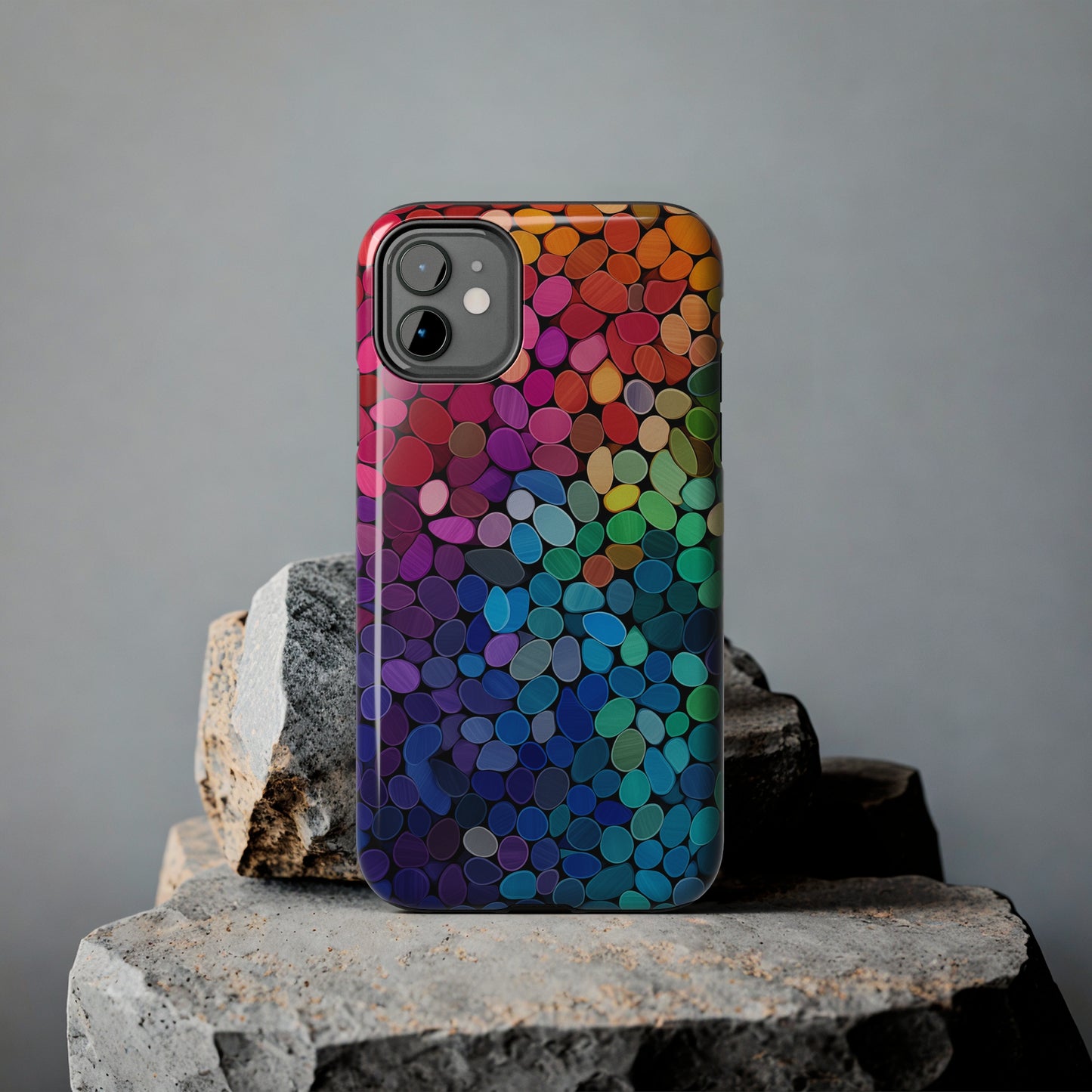 Rainbow Effect, iPhone 7, 8, X, 11, 12, 13, 14, 15+ case.