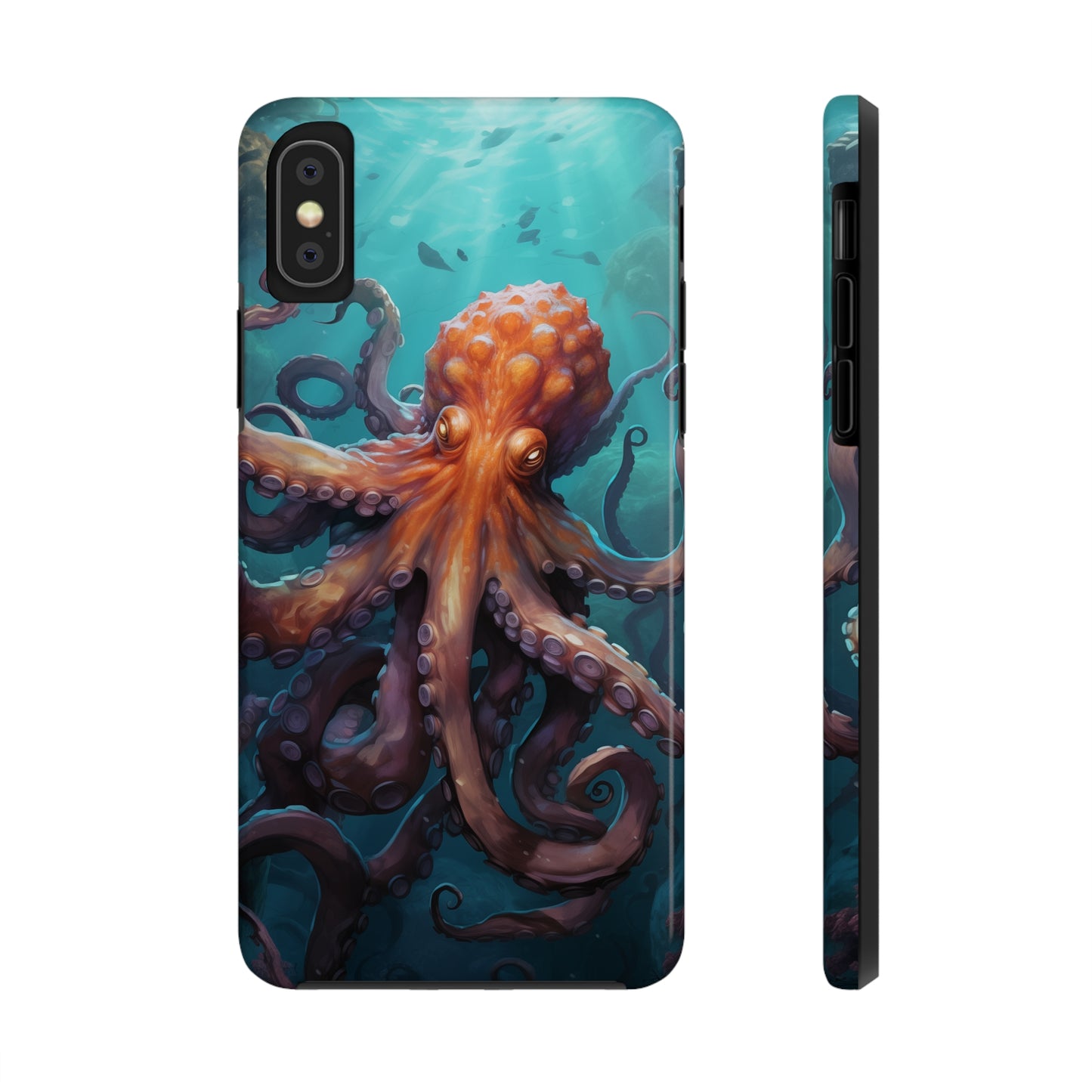 Octopus #02, iPhone 7, 8, X, 11, 12, 13, 14, 15+ case.