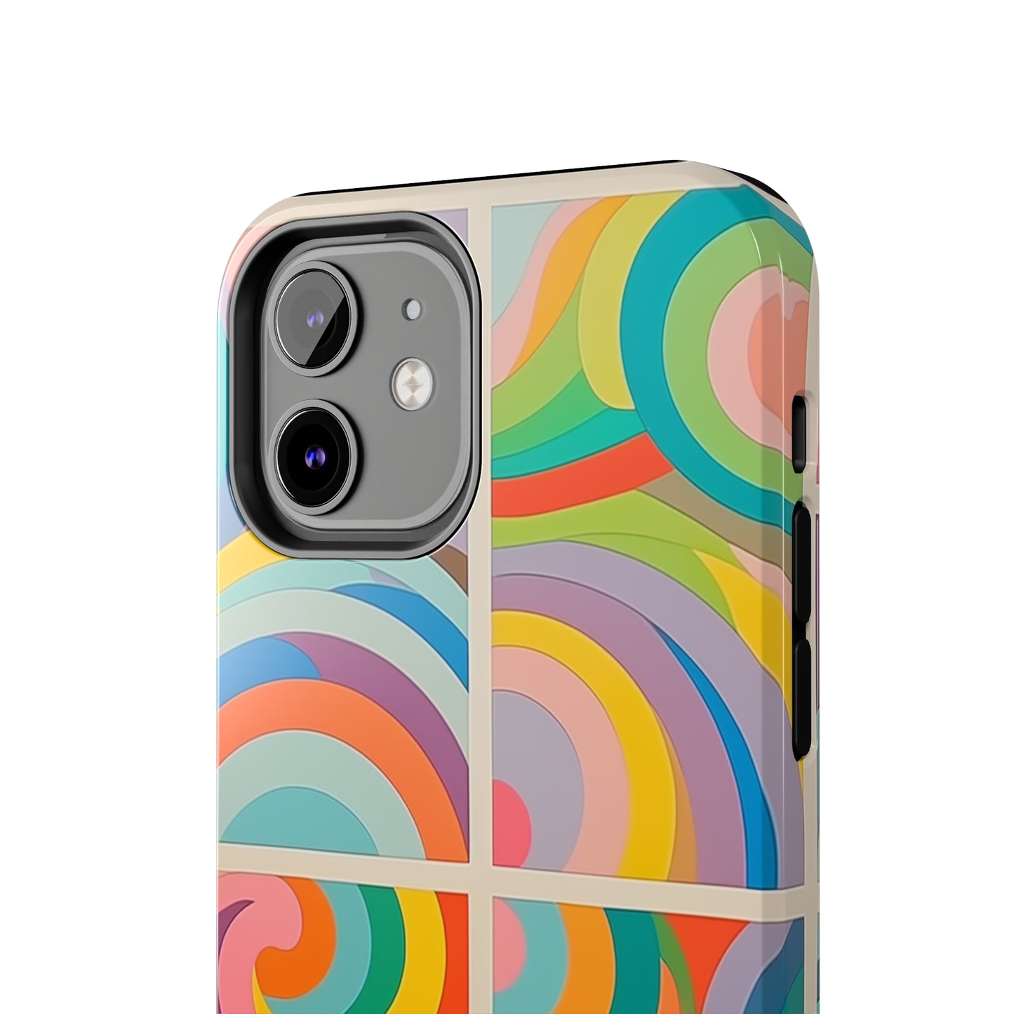 Abstract Colorful Lines #03, iPhone 7, 8, X, 11, 12, 13, 14, 15+ case.