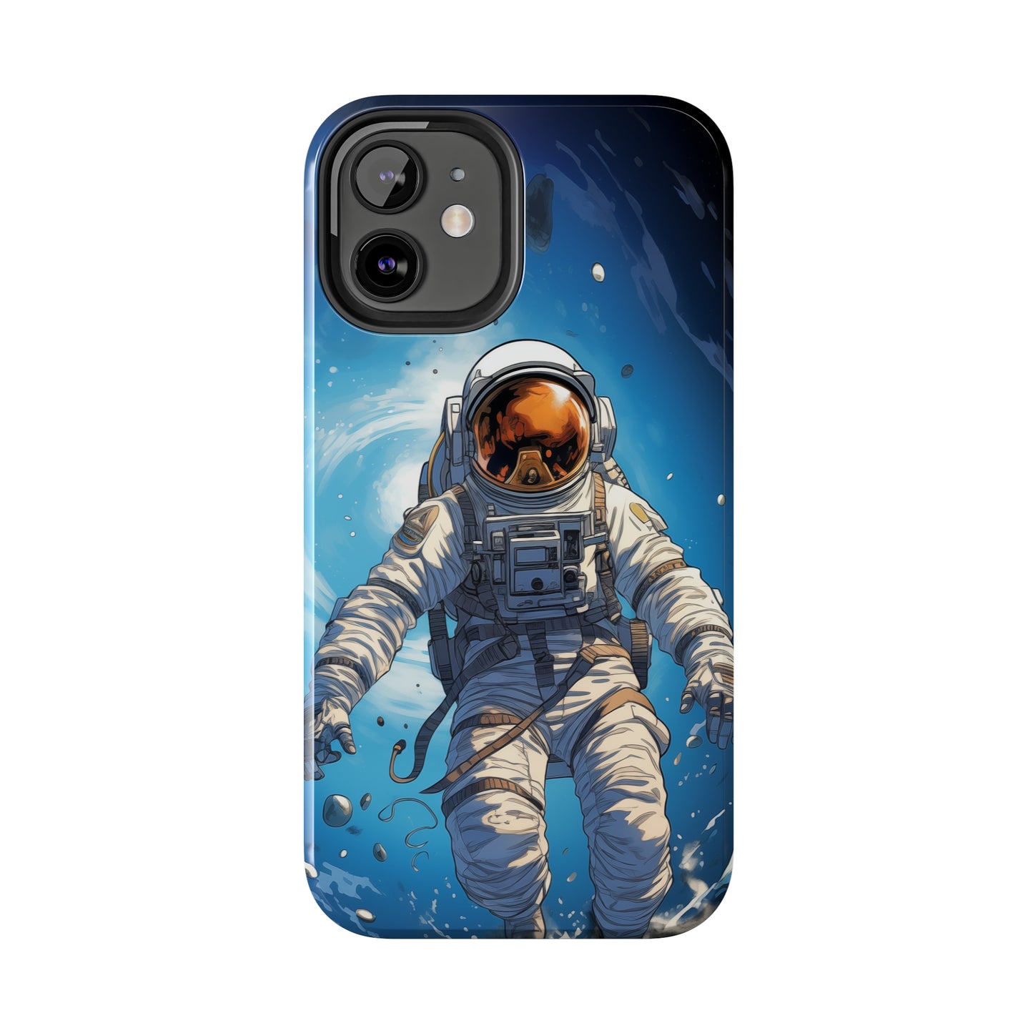 Astronaut #02, iPhone 7, 8, X, 11, 12, 13, 14, 15+ case.