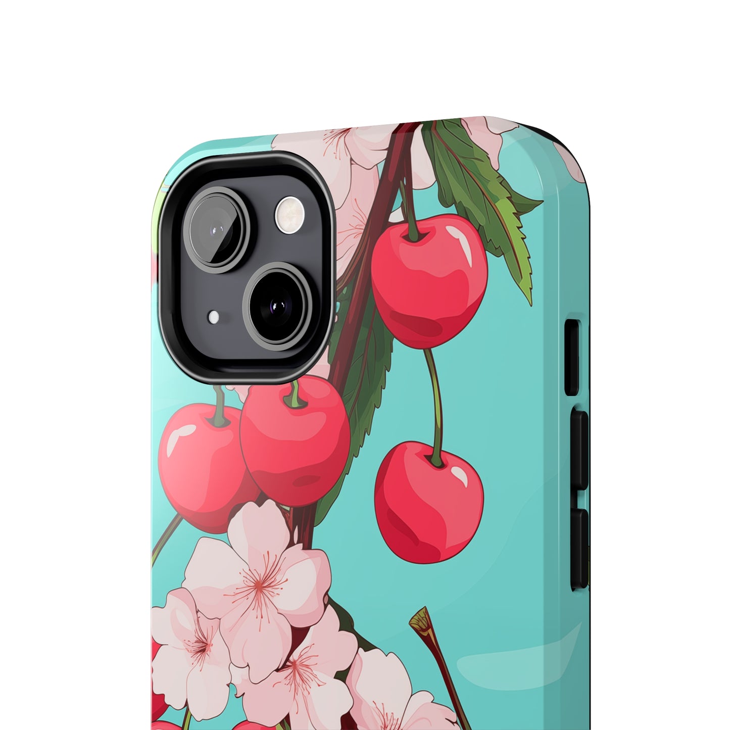 Cherries #06, iPhone 7, 8, X, 11, 12, 13, 14, 15+ case.