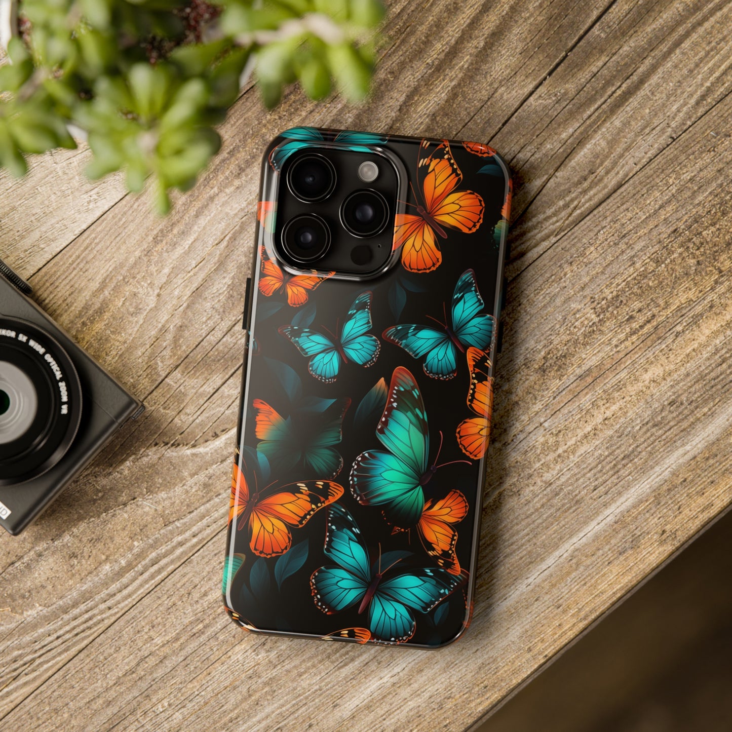 Butterflies #03, iPhone 7, 8, X, 11, 12, 13, 14, 15+ case.