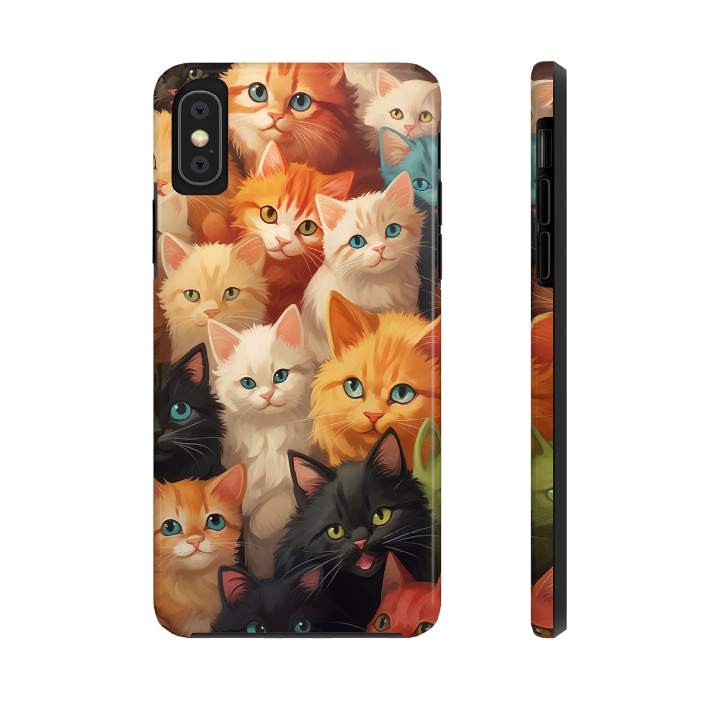 Kittens, iPhone 7, 8, X, 11, 12, 13, 14, 15+ case.