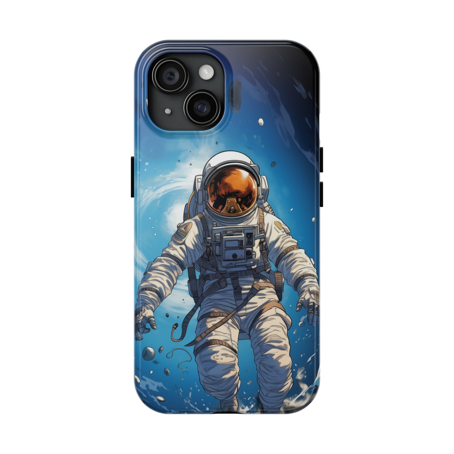 Astronaut #02, iPhone 7, 8, X, 11, 12, 13, 14, 15+ case.