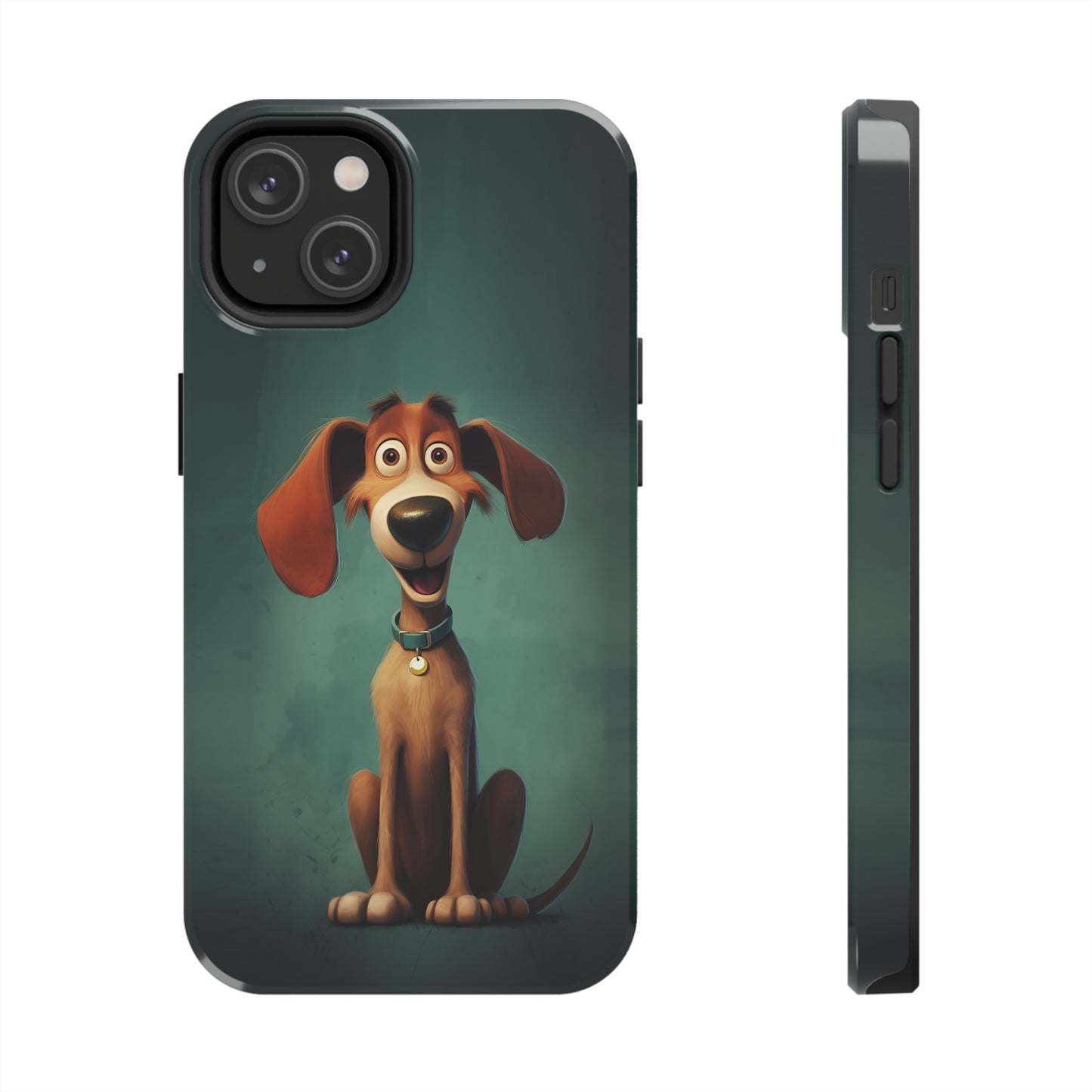 Hux, Cartoon Dog, iPhone 7, 8, X, 11, 12, 13, 14, 15+ case.