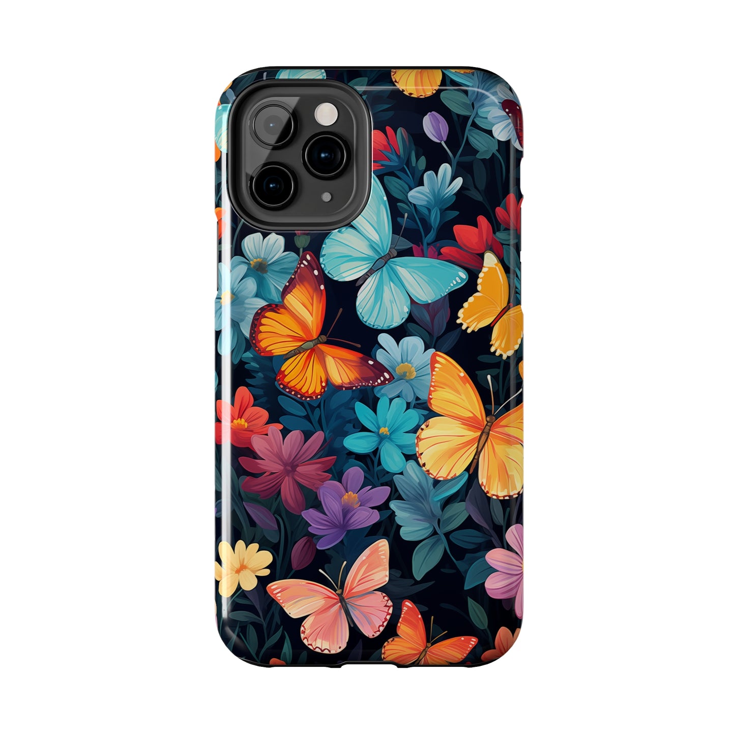 Butterflies #01, iPhone 7, 8, X, 11, 12, 13, 14, 15+ case.