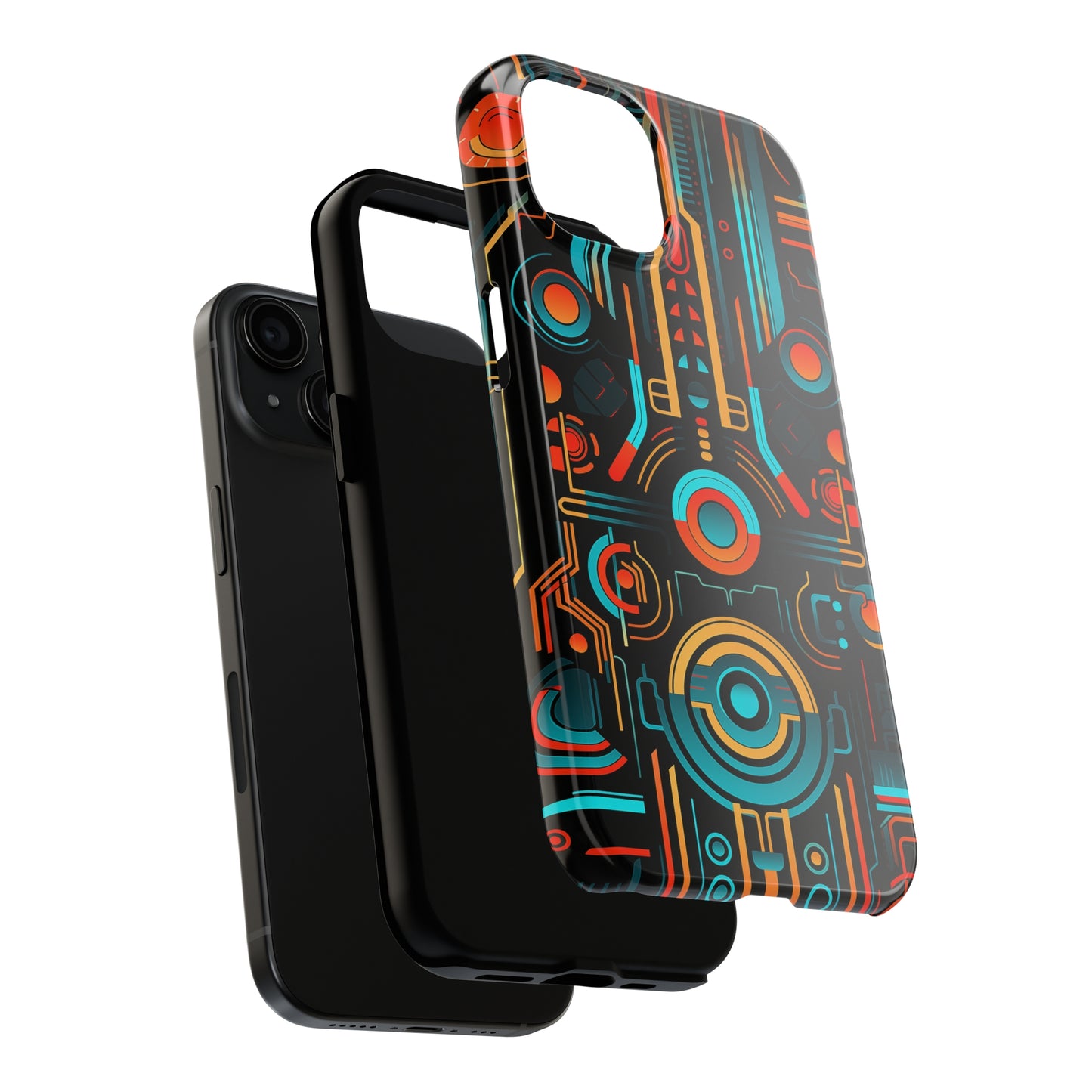 Futuristic #06, iPhone 7, 8, X, 11, 12, 13, 14, 15+ case.