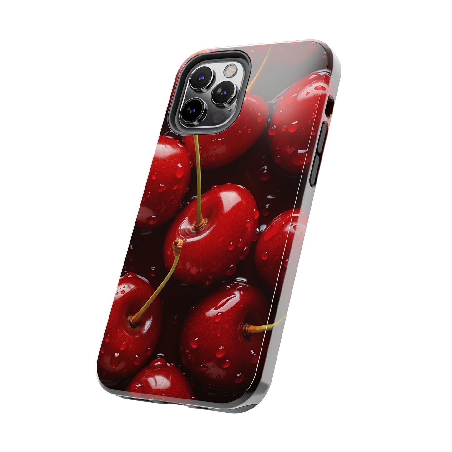 Cherries #07, iPhone 7, 8, X, 11, 12, 13, 14, 15+ case.