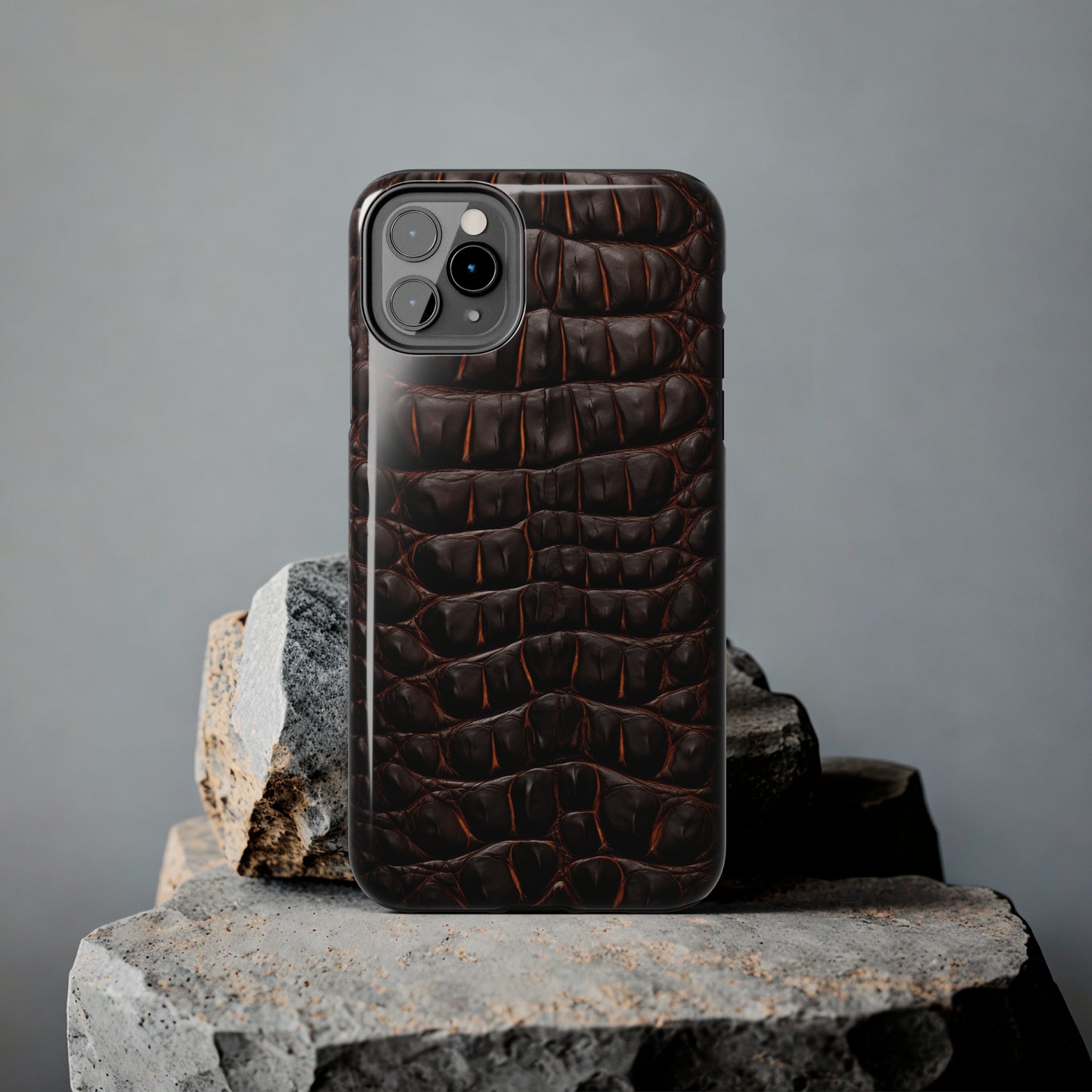 Alligator skin #01, iPhone 7, 8, X, 11, 12, 13, 14, 15+ case.