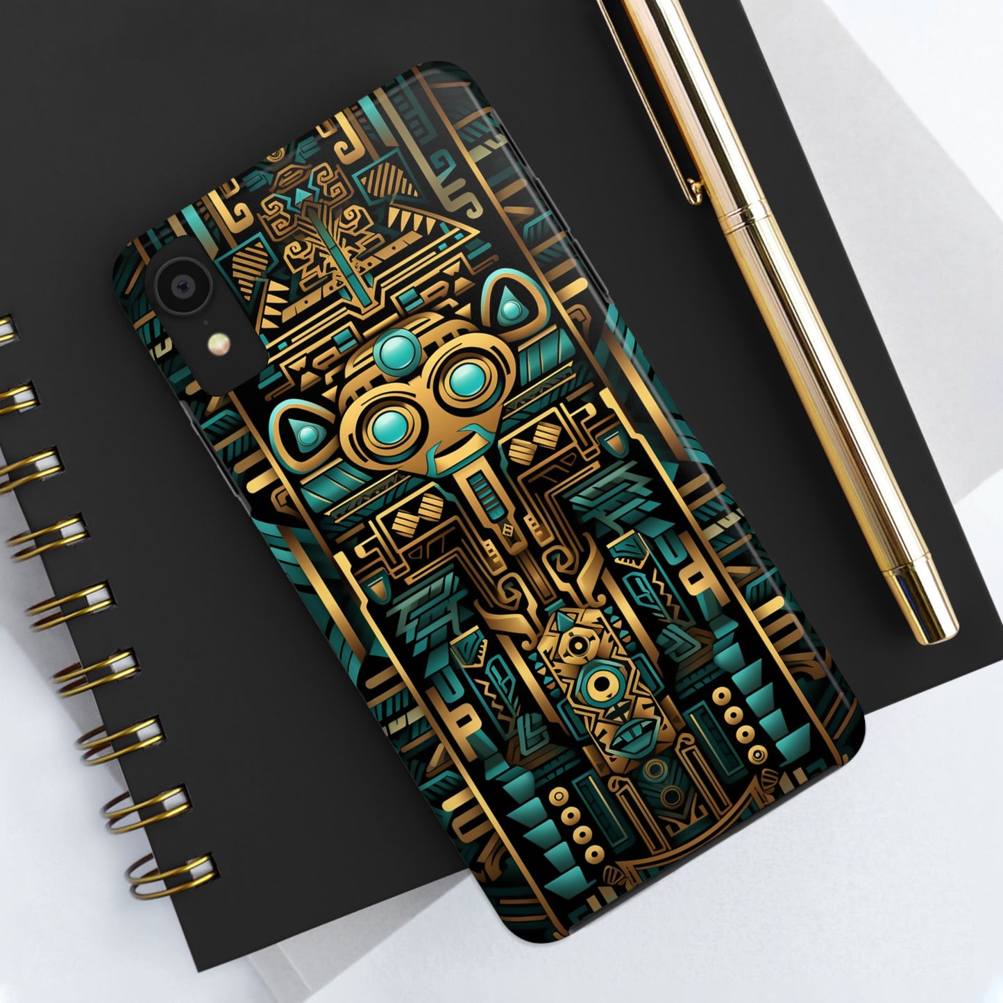 Aztec Vibes #03, iPhone 7, 8, X, 11, 12, 13, 14, 15+ case.