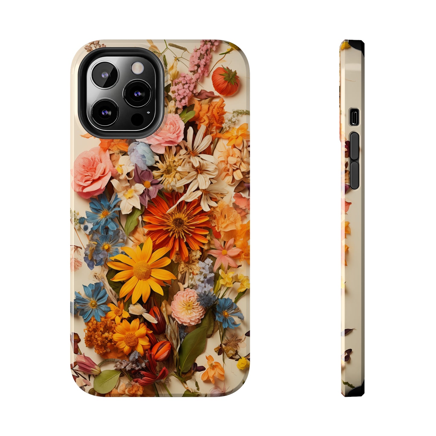 Dried Flowers #03, iPhone 7, 8, X, 11, 12, 13, 14, 15+ case.