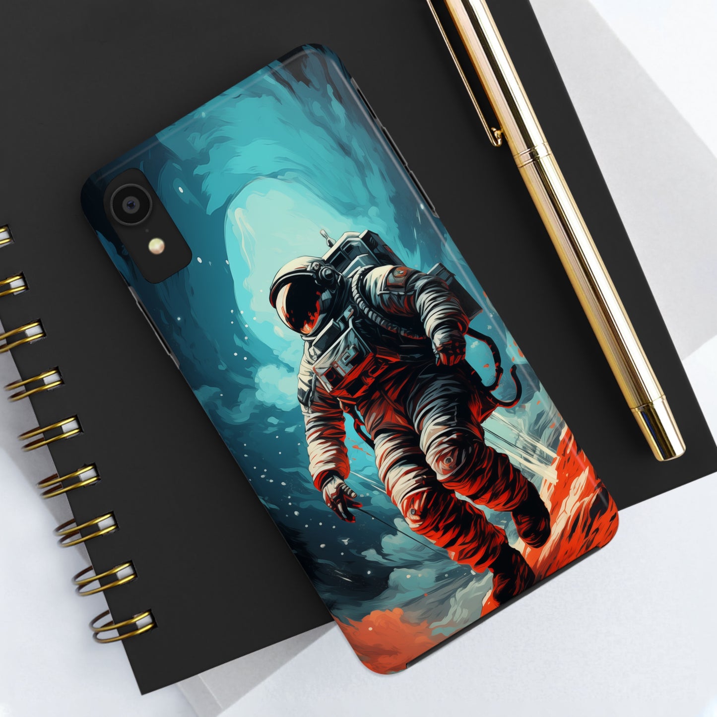 Astronaut #01, iPhone 7, 8, X, 11, 12, 13, 14, 15+ case.