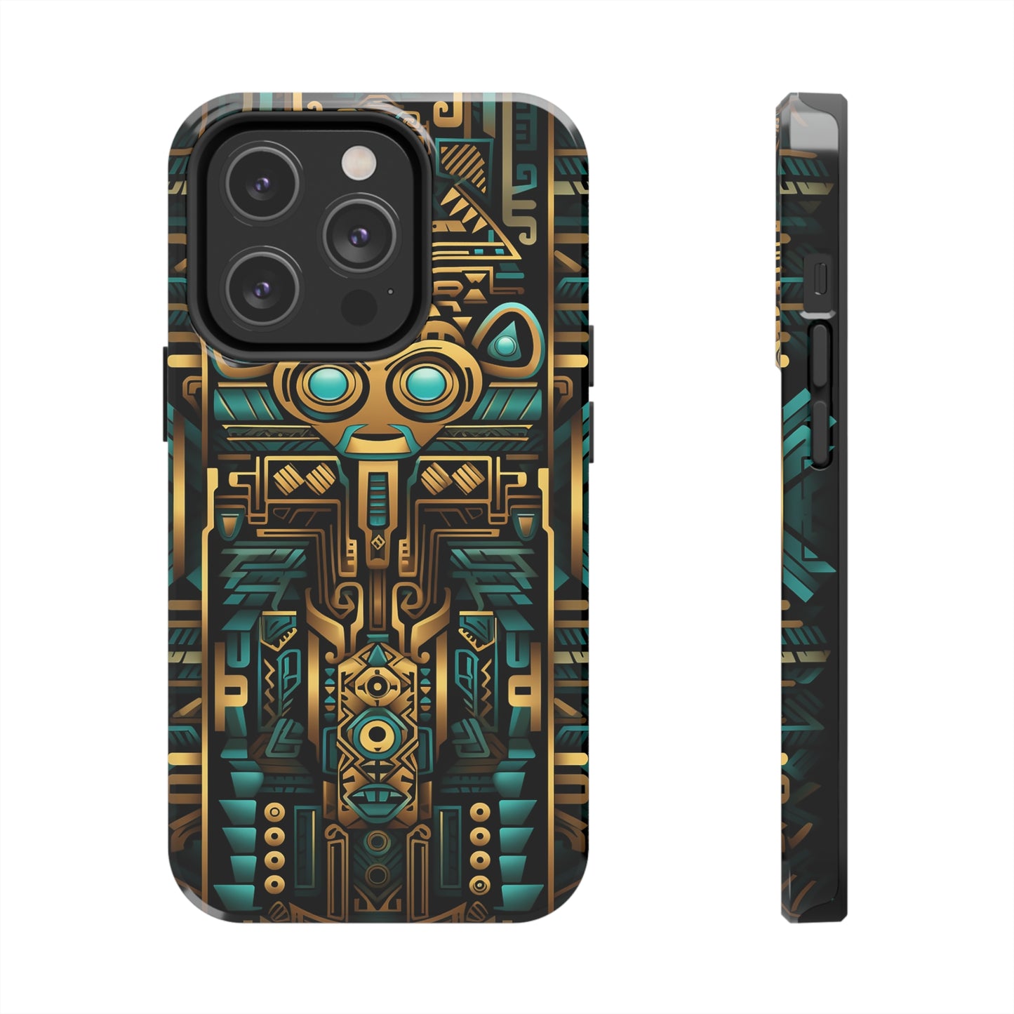 Aztec Vibes #03, iPhone 7, 8, X, 11, 12, 13, 14, 15+ case.