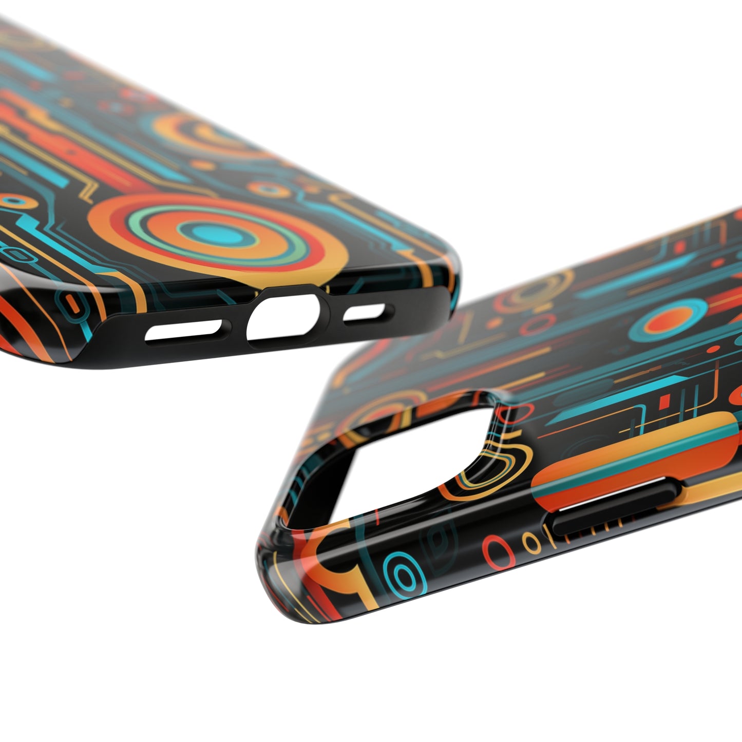 Futuristic #08, iPhone 7, 8, X, 11, 12, 13, 14, 15+ case.